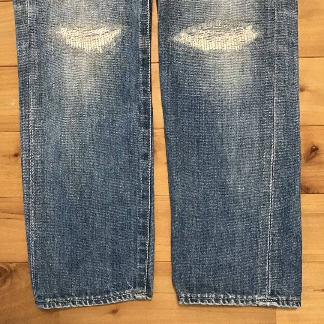 Bape BAPE STA DAMAGED TYPE5 Slim Taper Denim Pants APE ★size S Size US 30 / EU 46 - 8 Thumbnail
