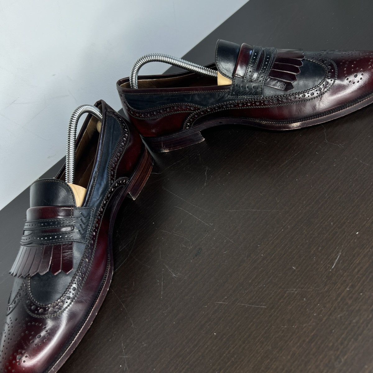 Vintage Vintage Loafers Formal Patent Genuine Leather Shoes Elegant Size US 8.5 / EU 41-42 - 5 Thumbnail