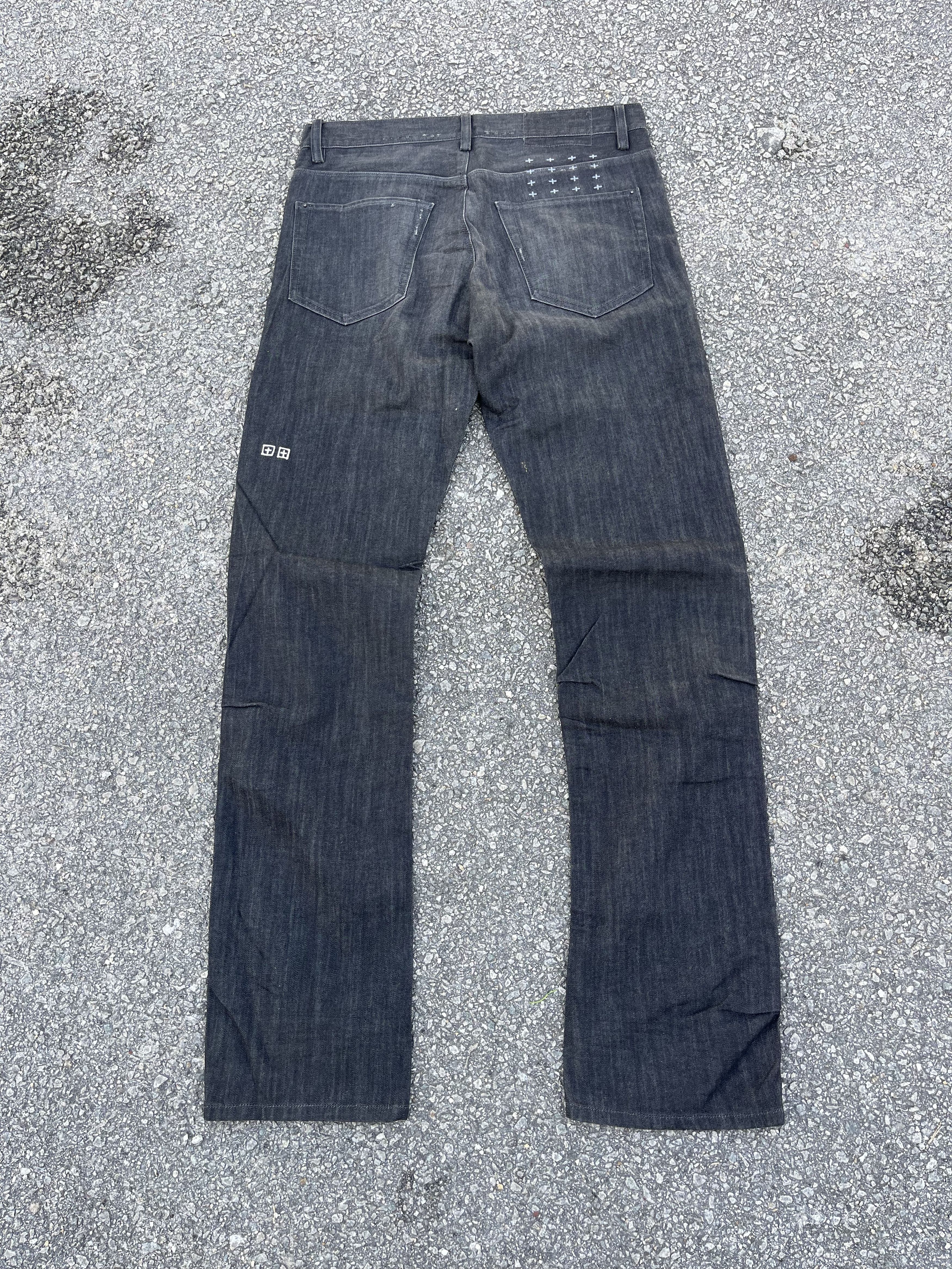Ksubi Ksubi Dee Dee Pre Loved Black Denim Size US 33 - 3 Thumbnail