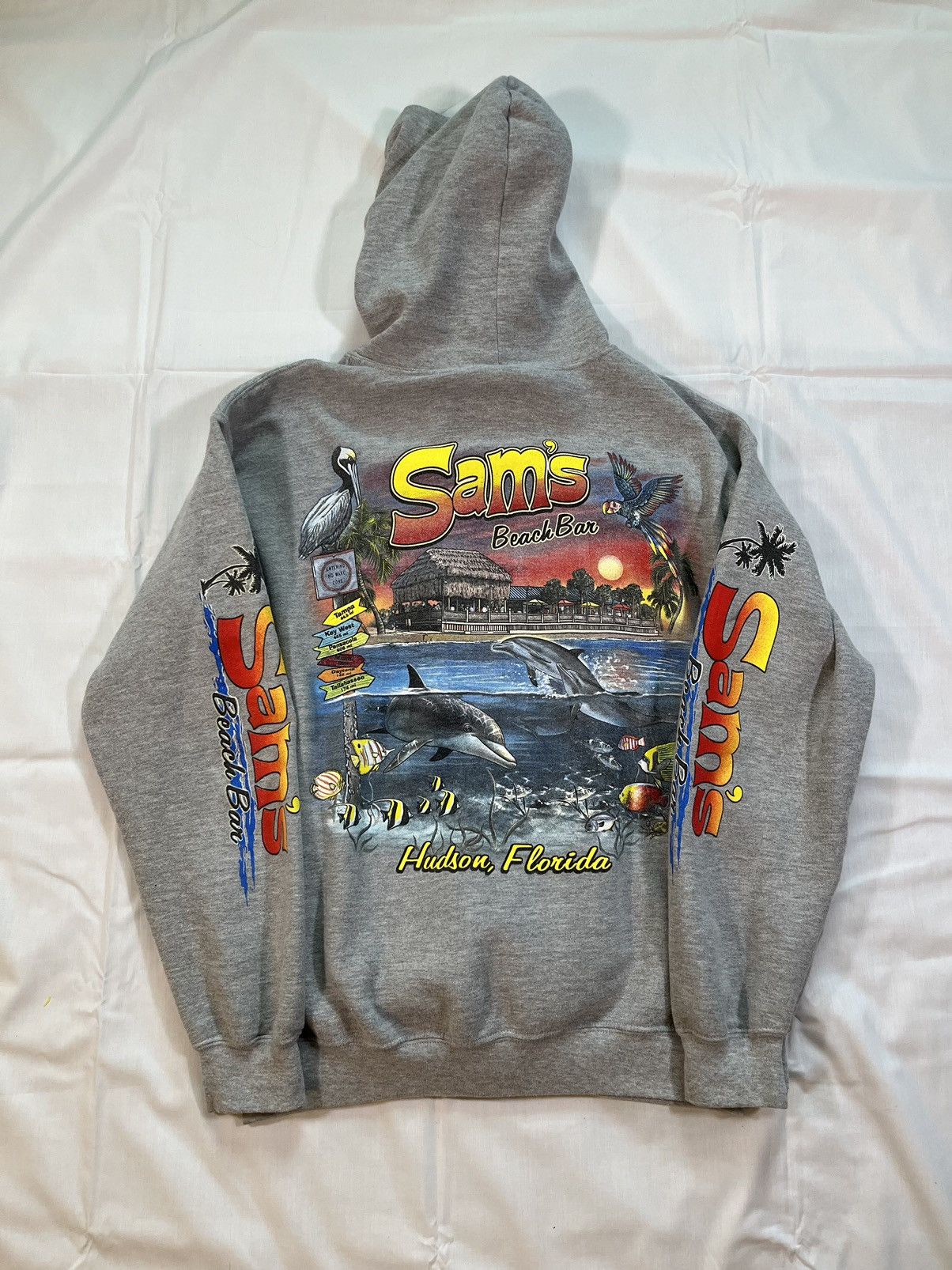 Gildan Beach Bar Zip-Up Hoodie Size US M / EU 48-50 / 2 - 2 Thumbnail