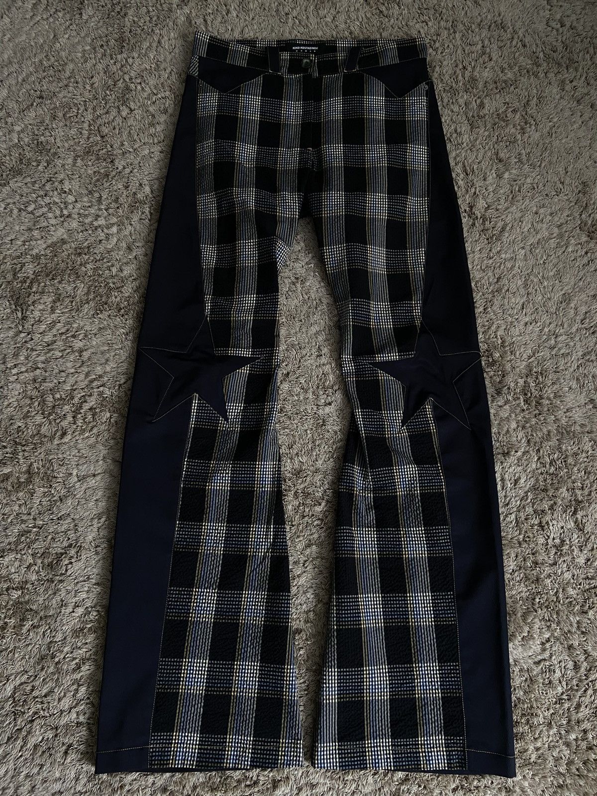 Kiko Kostadinov SS21 kiko kostadinov plaid star pants Size US 31 - 10 Thumbnail