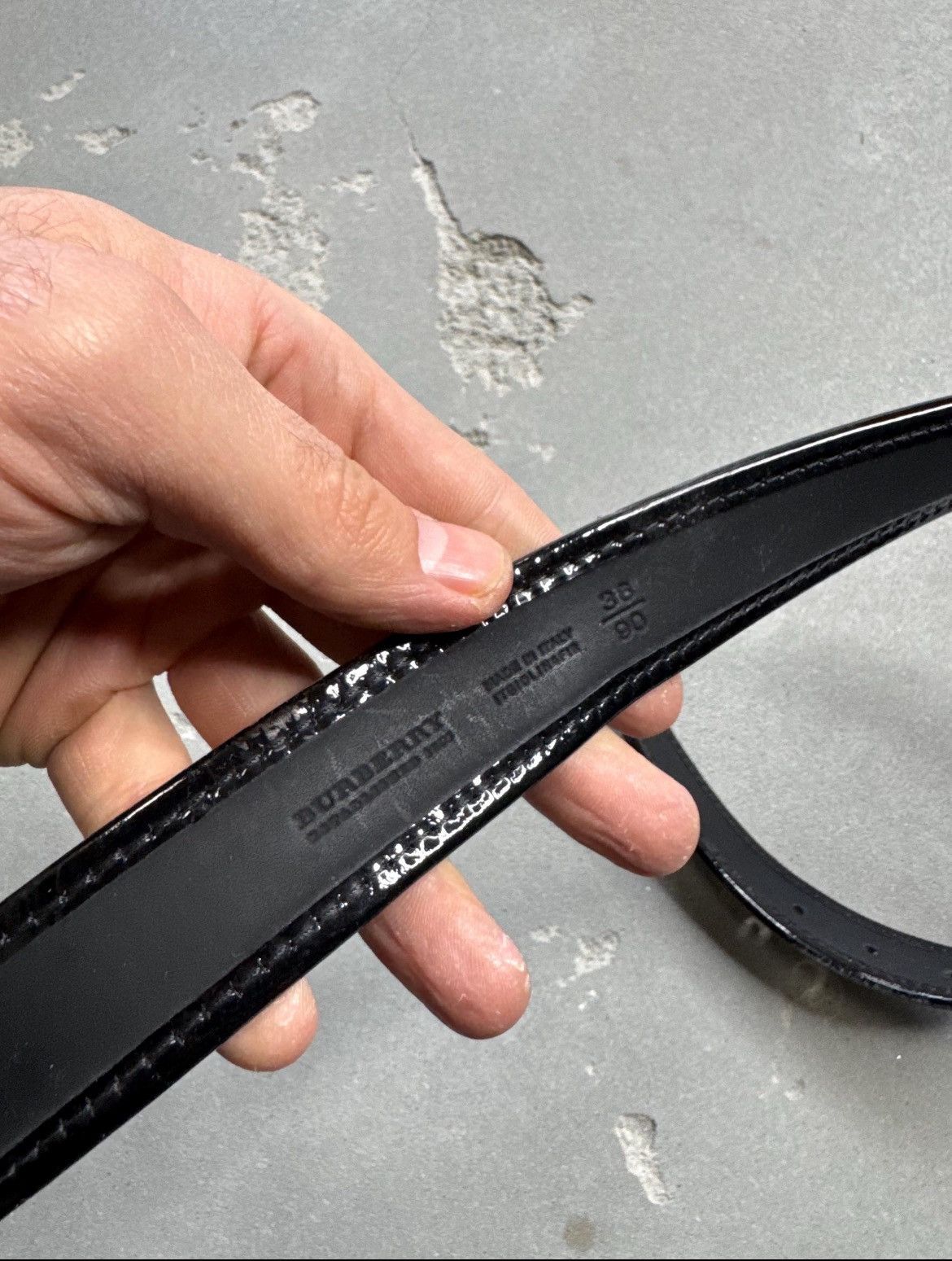 Burberry Burberry belt Nova check black print Size 38 - 3 Thumbnail