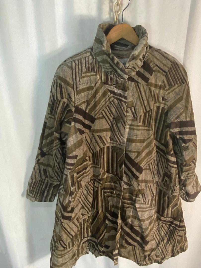 Japanese Brand Angel leather button up trench leather coat Size M / US 6-8 / IT 42-44 - 3 Thumbnail