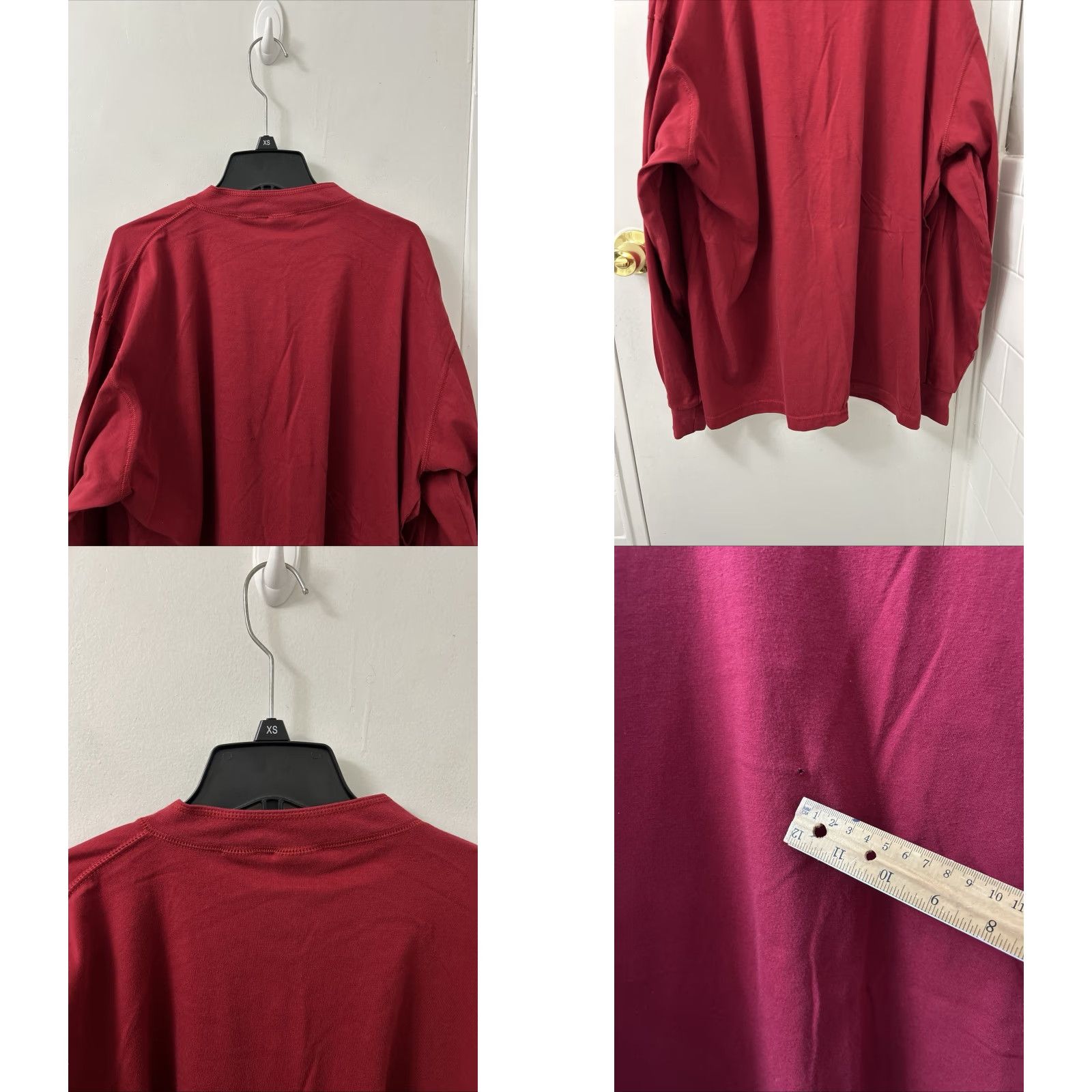 Vintage VINTAGE L.L. Bean Henley Shirt Mens XL Red Long Sleeve Cotton Size US XL / EU 56 / 4 - 8 Thumbnail