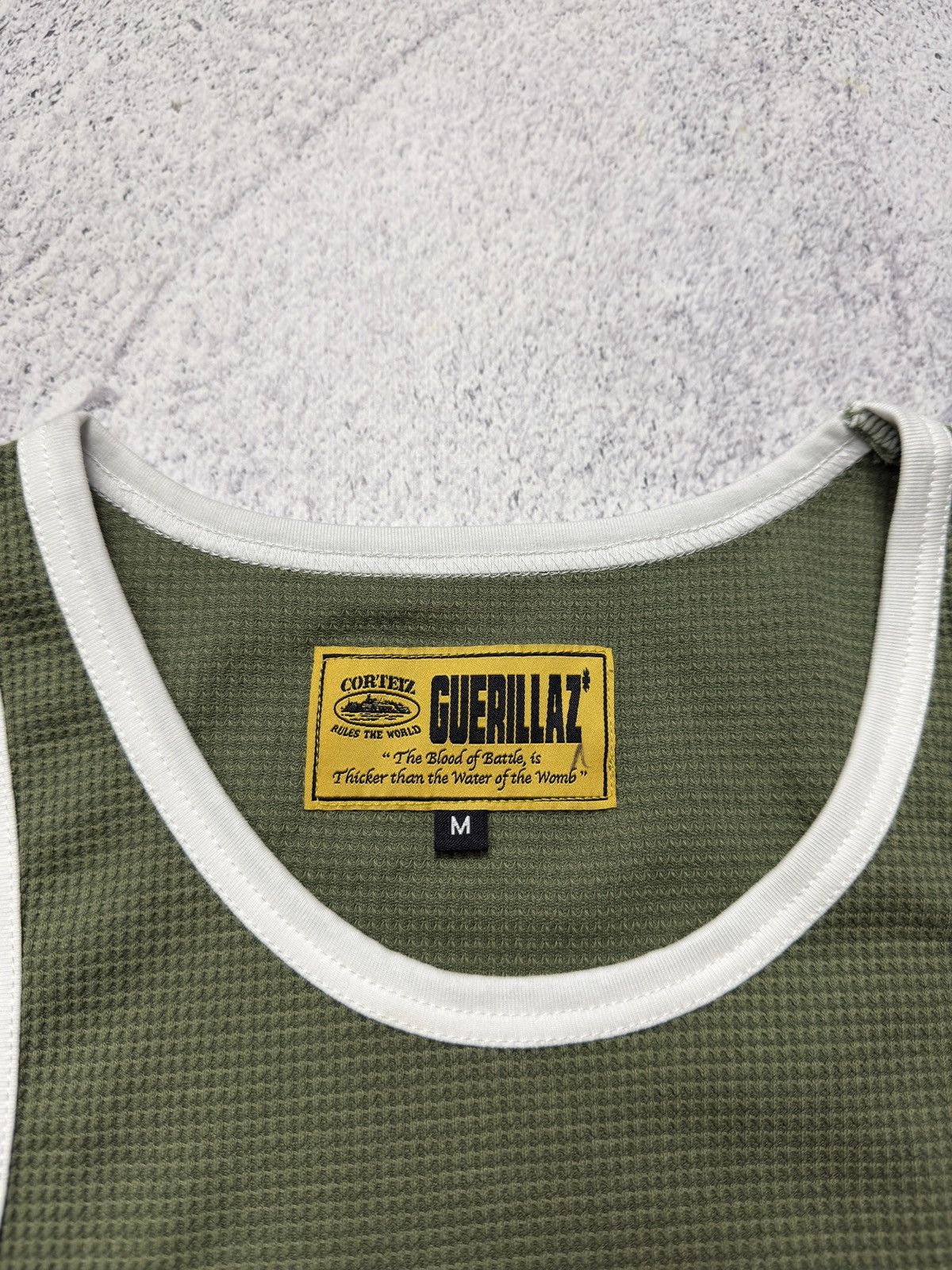 Corteiz Corteiz Allstarz Contrast Tank Top “Khaki” Size US M / EU 48-50 / 2 - 4 Thumbnail