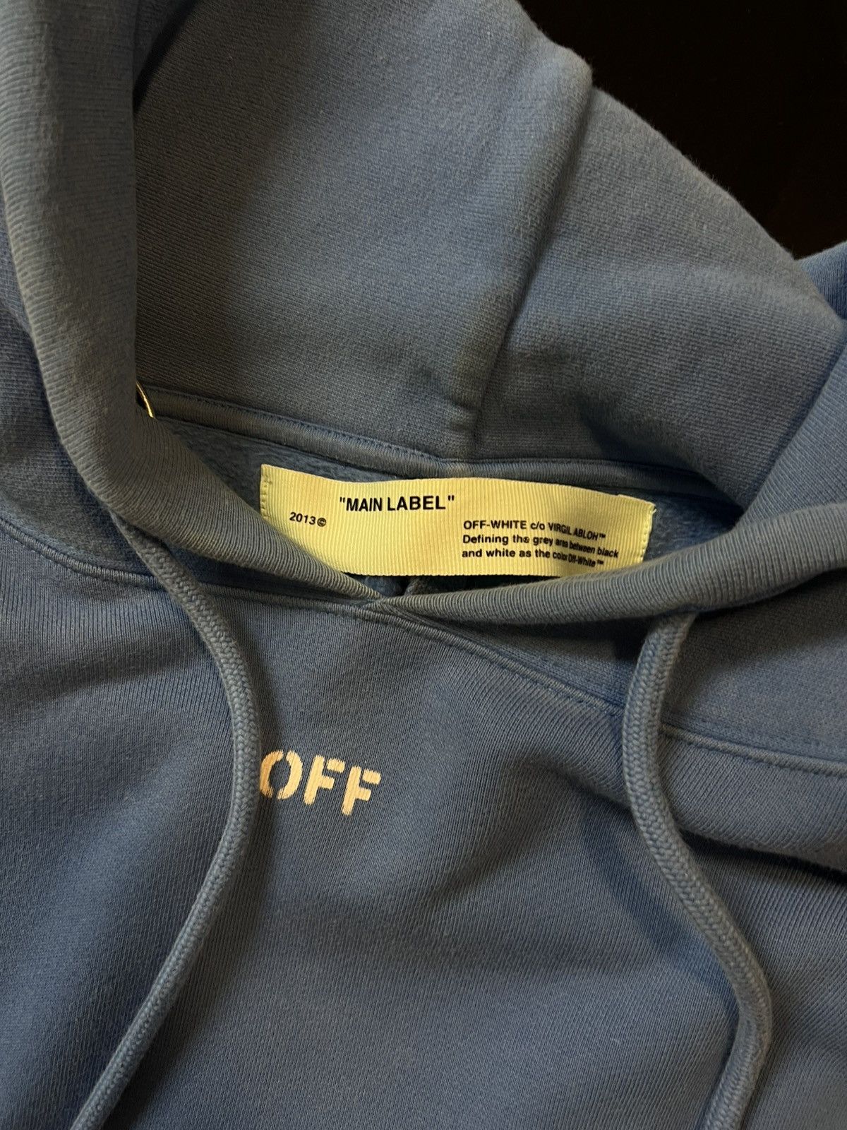 Off-White Off-White Safety Cropped Hoodie Size US L / EU 52-54 / 3 - 5 Thumbnail