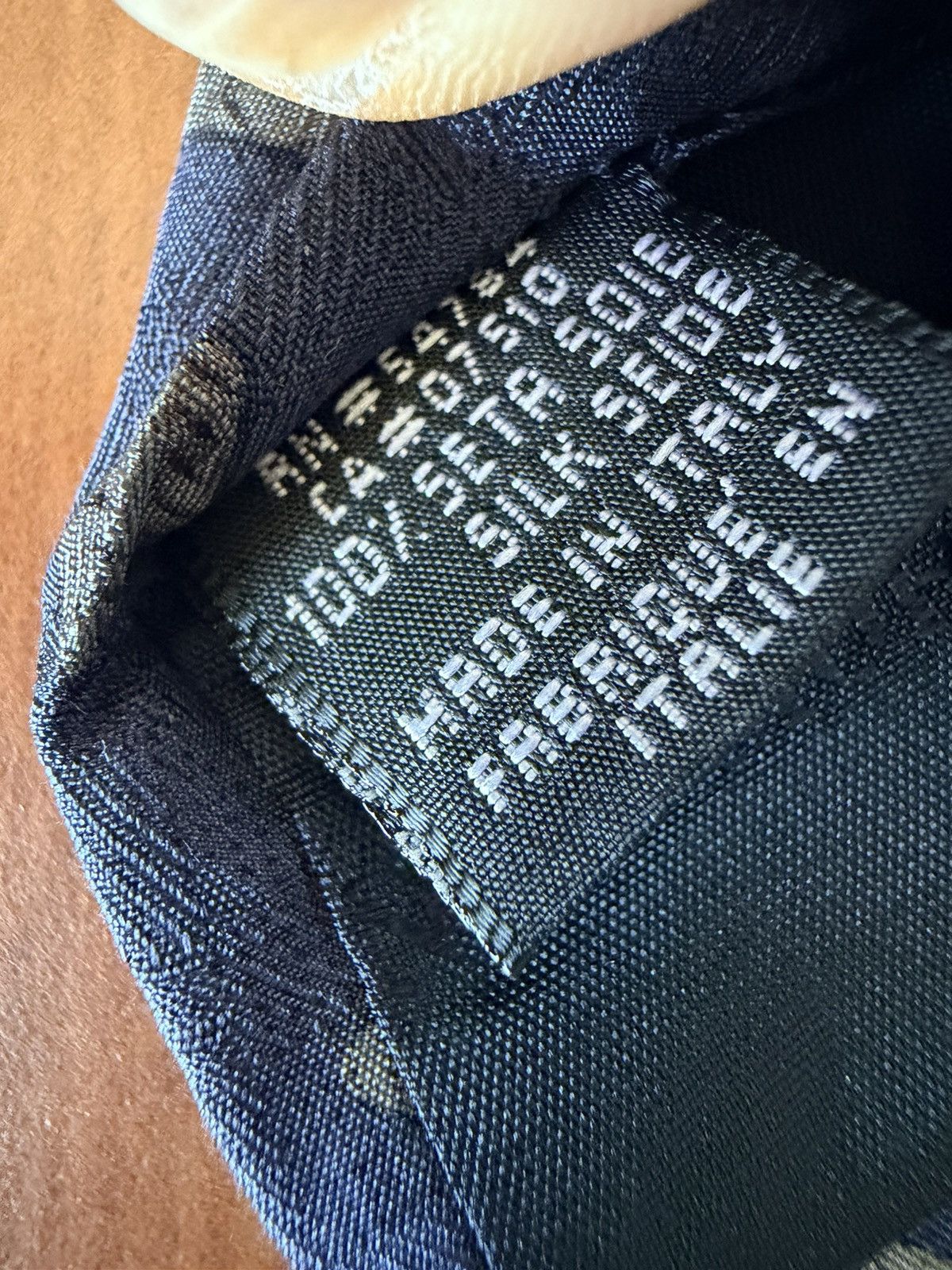 Giorgio Armani Giorgio Armani Cravatte Silk Tie Blue Geometric Squares Size ONE SIZE - 5 Thumbnail