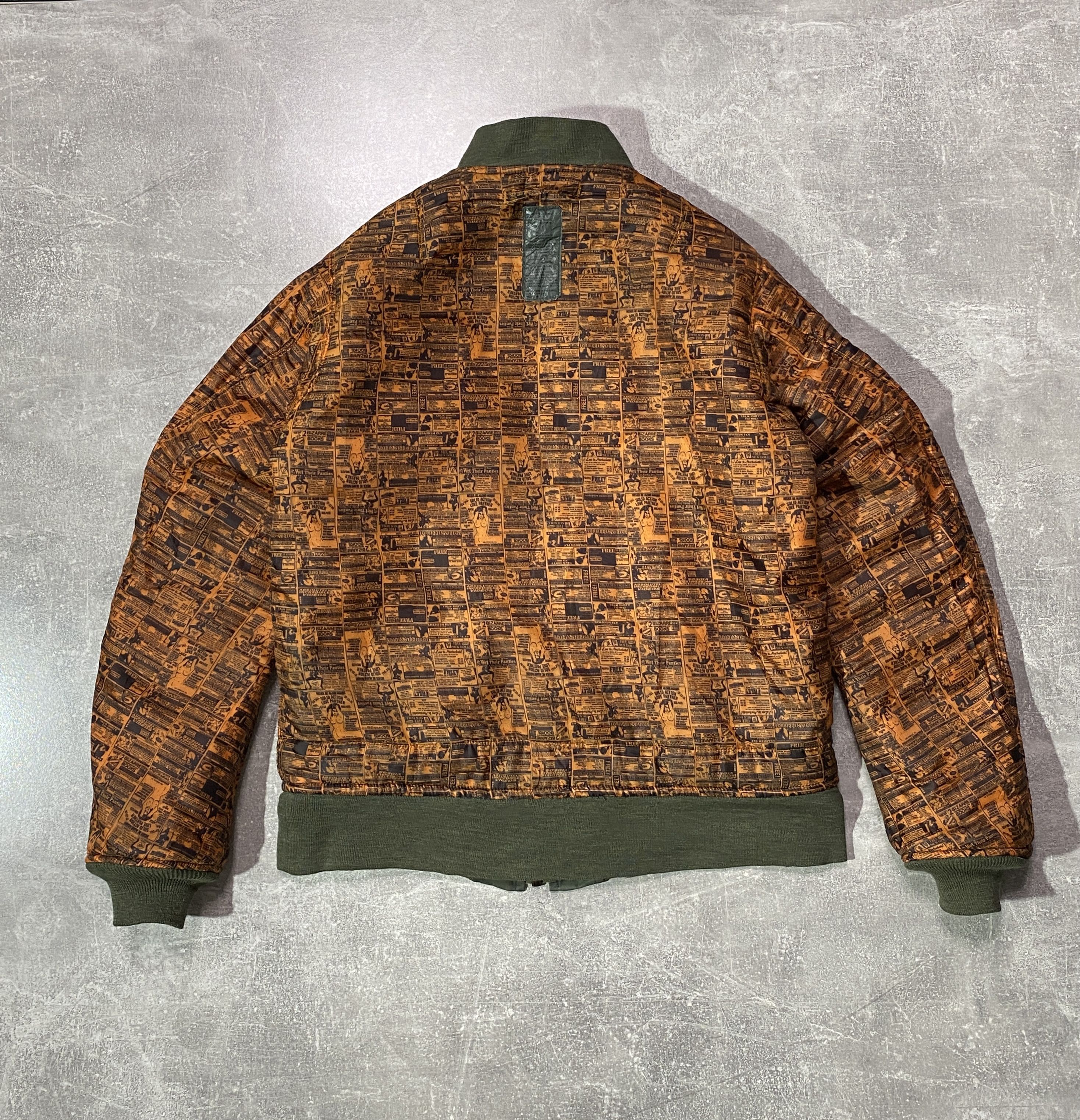 Japanese Brand Vintage 00s WTAPS TABOO VIDEOS MA1 JACKET MILITARY STYLE Size US M / EU 48-50 / 2 - 21 Thumbnail
