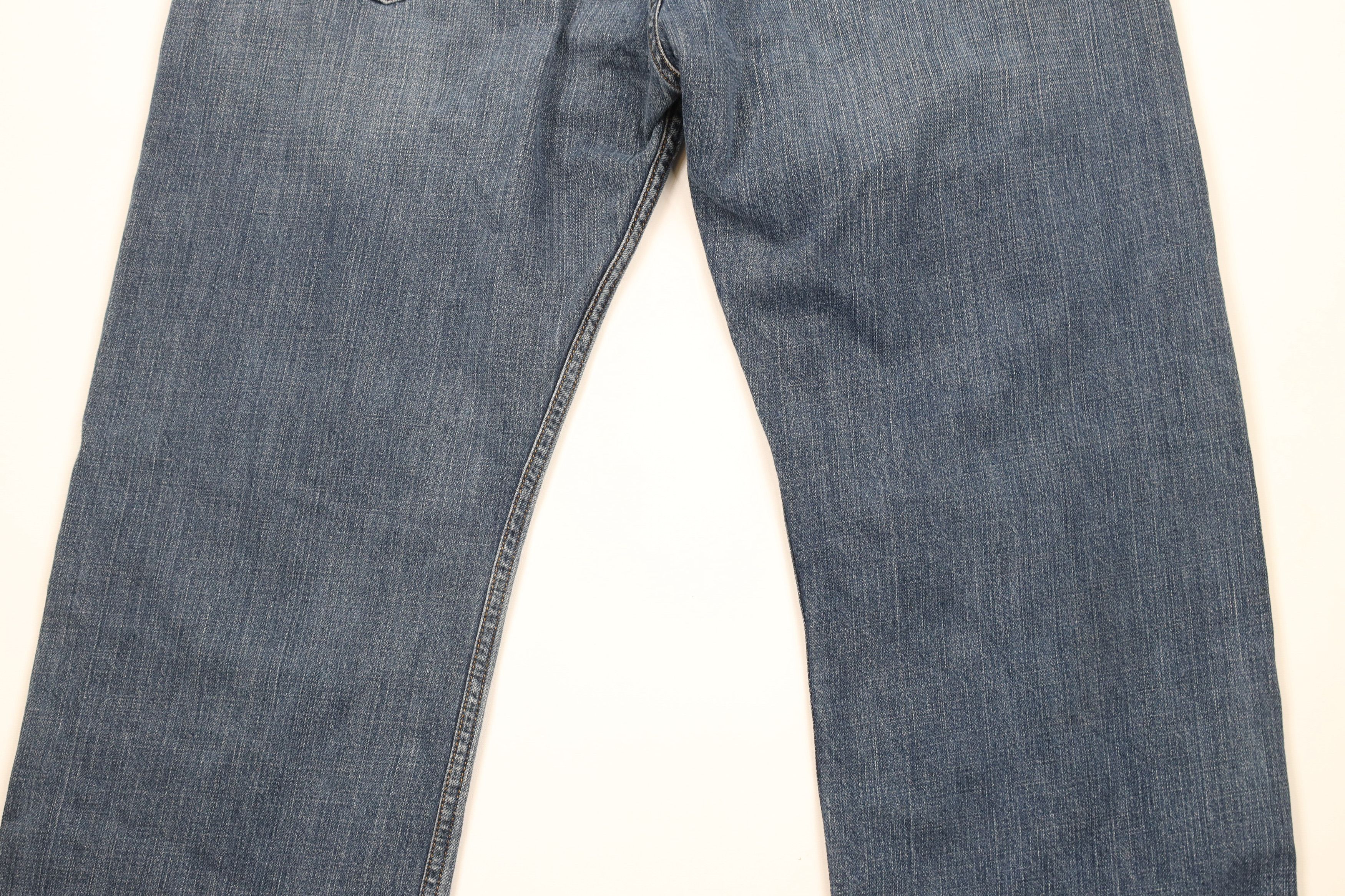 Levi's × Vintage Vintage Y2K Levis 569 Loose Fit Straight Wide Leg Jeans Size US 36 / EU 52 - 11 Thumbnail