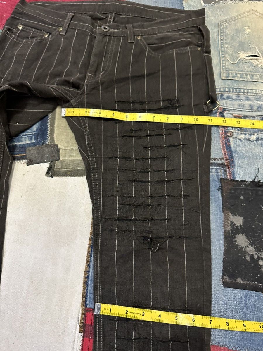 Hysteric Glamour Hysteric glamour distressed Bondage Punk Back Strap Pants Size US 30 / EU 46 - 20 Thumbnail