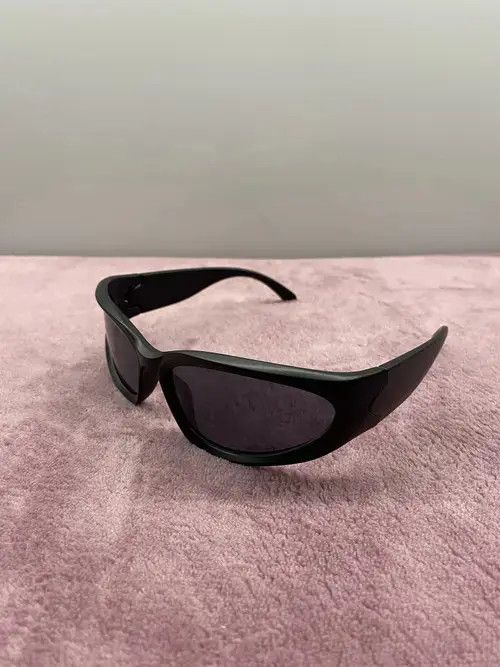 Electric Visual × Japanese Brand Vintage Silver Chrome Y2K glasses Sunglasses cyber rave punk Size ONE SIZE - 2 Thumbnail