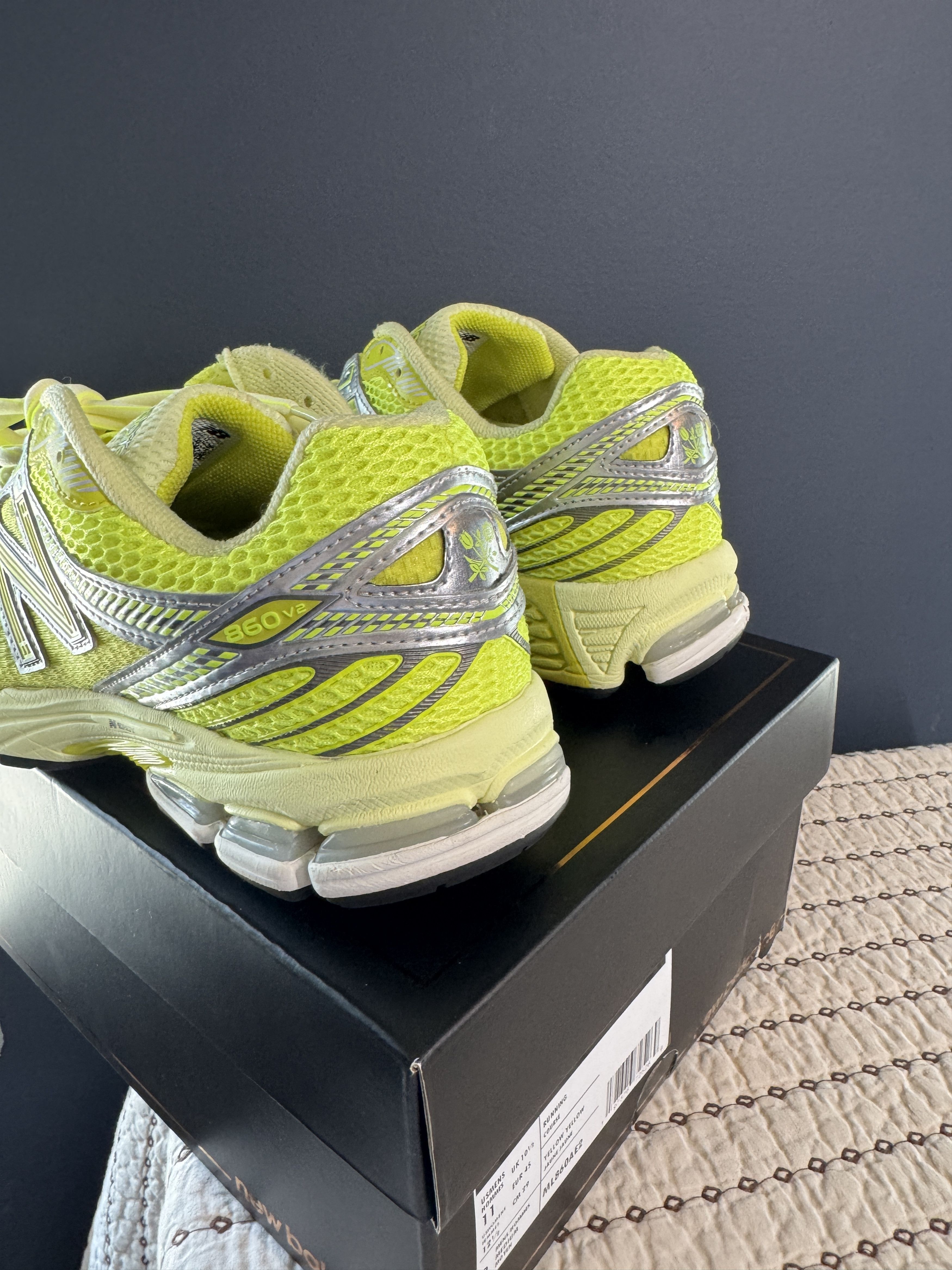 Aime Leon Dore × New Balance 2024 AIME LEON DORE X NEW BALANCE 860V2 YELLOW SIZE 11 Size US 11 / EU 44 - 8 Thumbnail