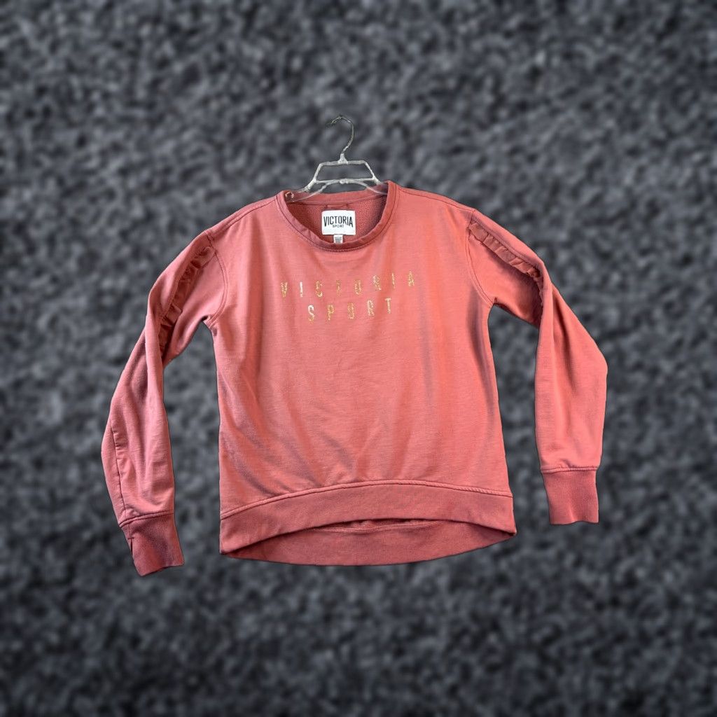 Victoria's Secret Victoria's Secret Sport Sweatshirt Womens Small Pink Pullover Crewneck Logo Casual Size S / US 4 / IT 40 - 1 Thumbnail