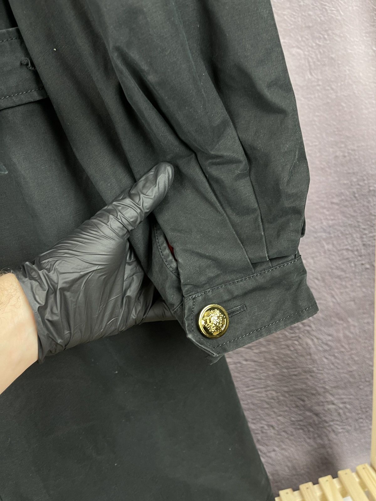 Dolce & Gabbana Dolce & Gabbana double-breasted cotton black coat women’s Size M / US 6-8 / IT 42-44 - 21 Thumbnail