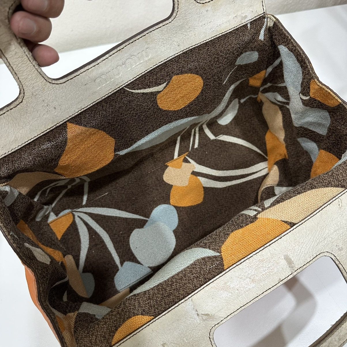 Miu Miu ‼️LASTDROP‼️ VINTAGE MIU MIU LEATHER TOP HANDLE BAG Size ONE SIZE - 12 Thumbnail