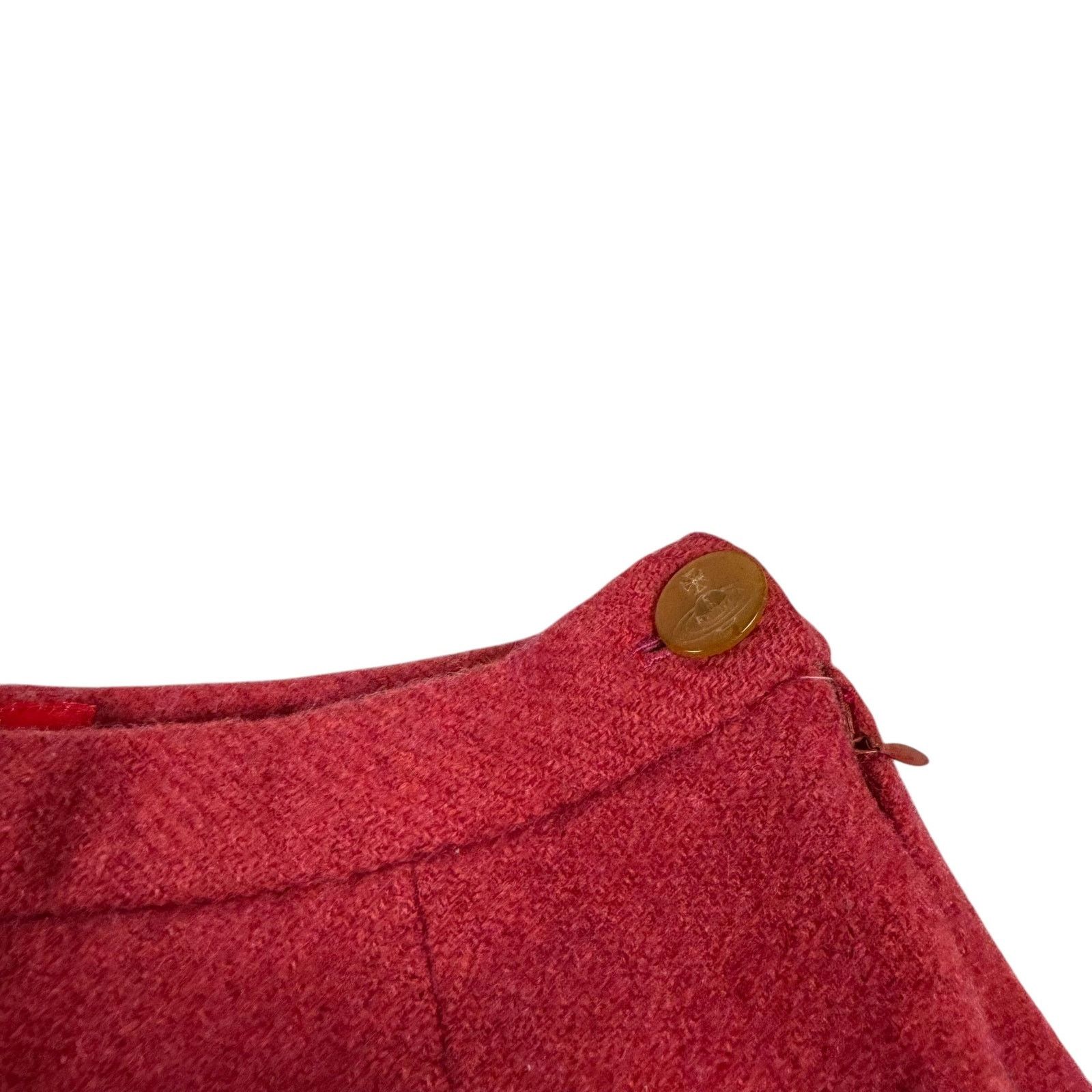 Vivienne Westwood Vivienne Westwood Red Mini Skirt 46 Size 32" / US 10 / IT 46 - 4 Thumbnail