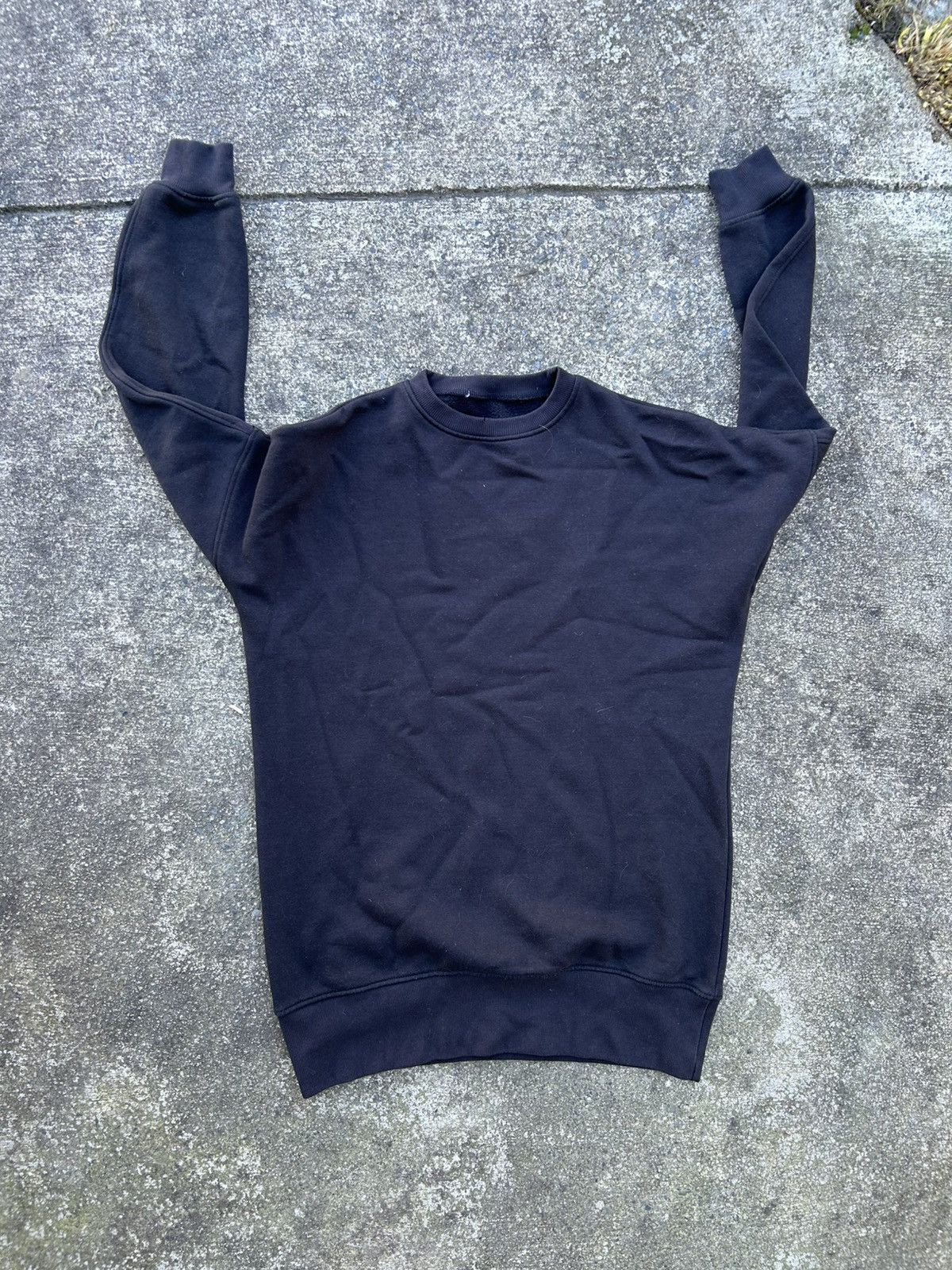 Hanes Black Heavyweight Crewneck Sweater Size US L / EU 52-54 / 3 - 1 Thumbnail