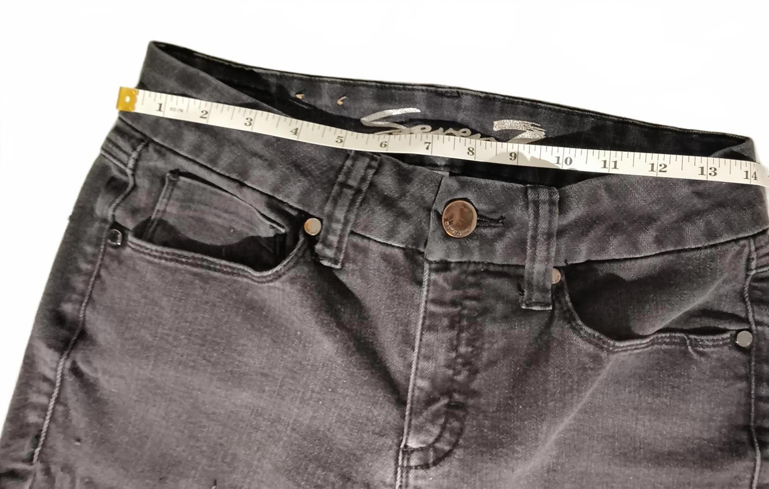 Studio Seven Seven7 Women's Tall Black Boot Cut Stretch Jeans Size 4 Size 27" / US 4 / IT 40 - 8 Thumbnail