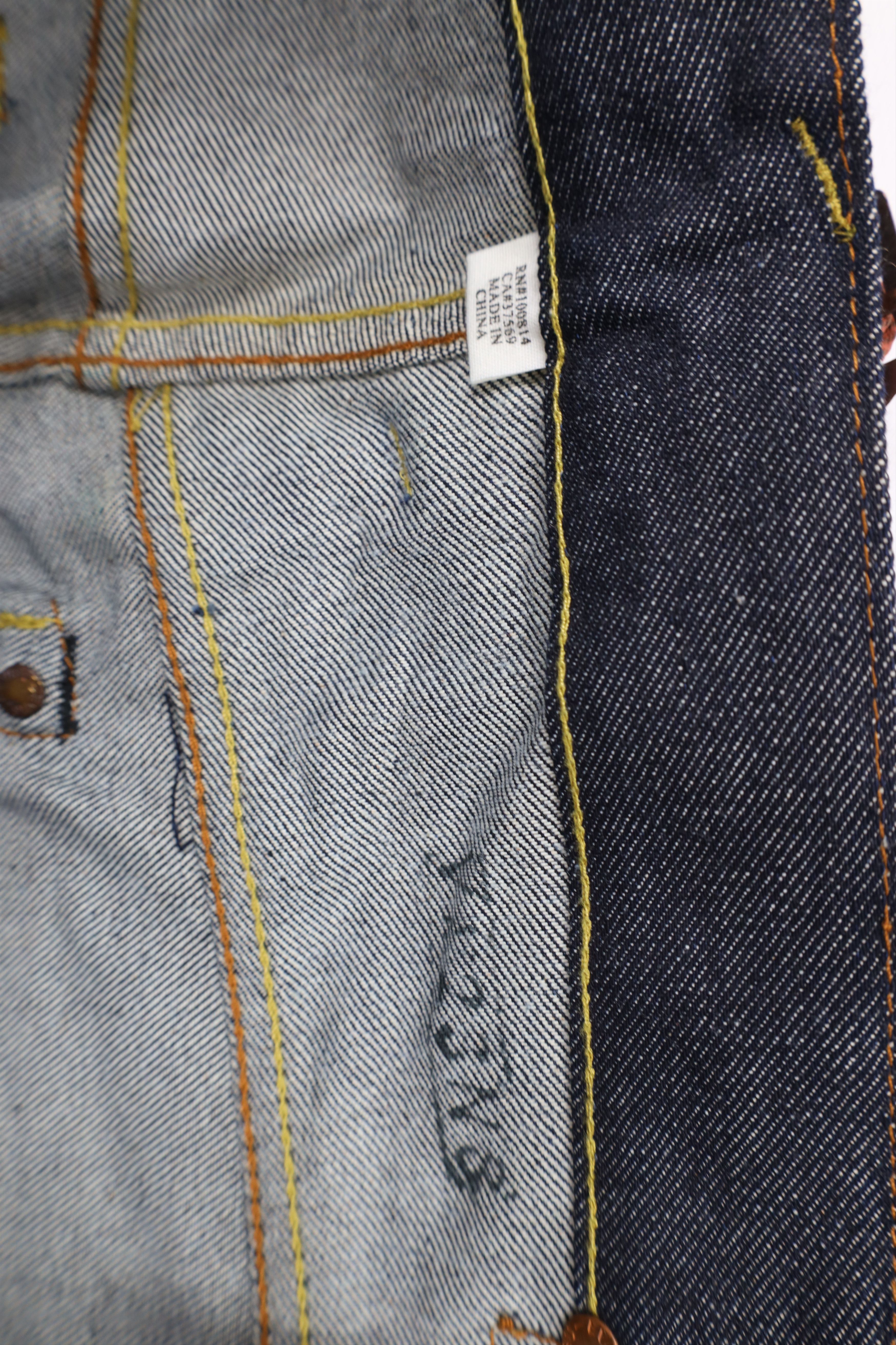 Evisu Deadstock Vintage 90s Evisu Jeans Buckle Back Wide Leg Jeans Size US 36 / EU 52 - 8 Thumbnail