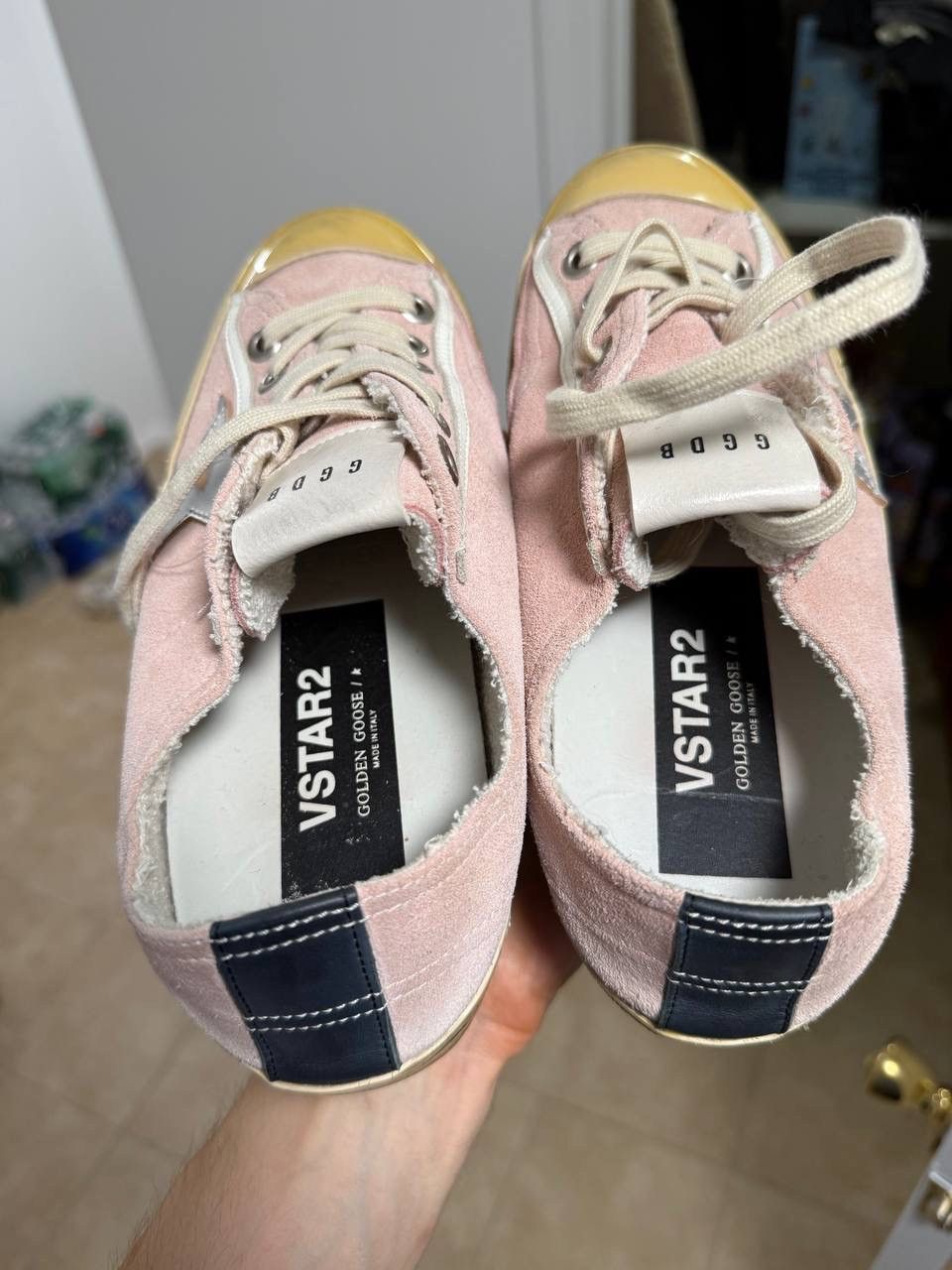 Golden Goose Golden Goose V-Star LTD Sneakers in Pink Suede womens Size US 8 / IT 38 - 6 Thumbnail
