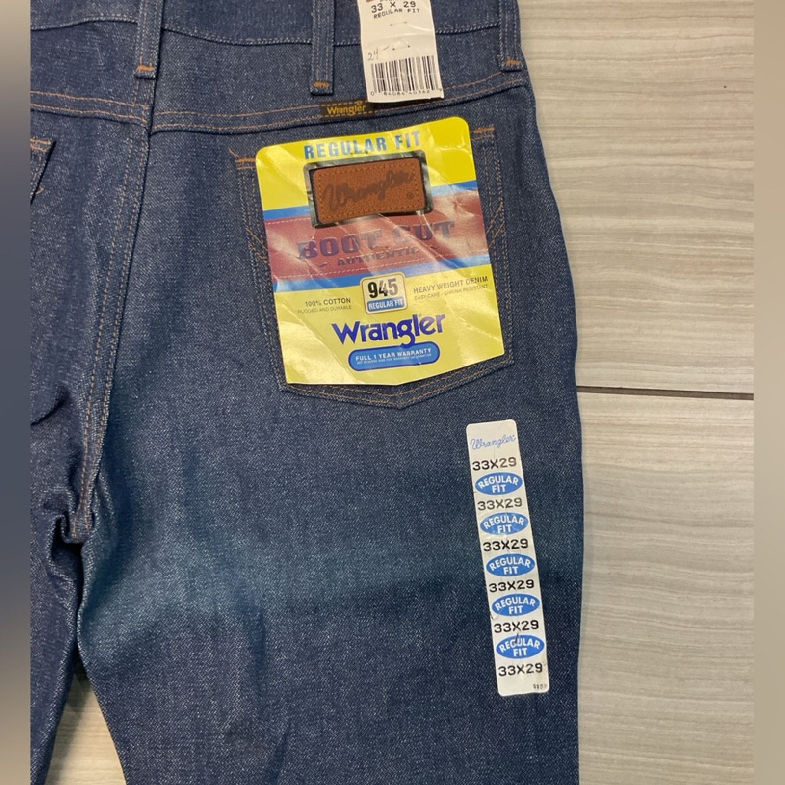 Wrangler Deadstock 90s Wrangler 945 Bootcut Authentic Jeans Size US 33 - 3 Thumbnail