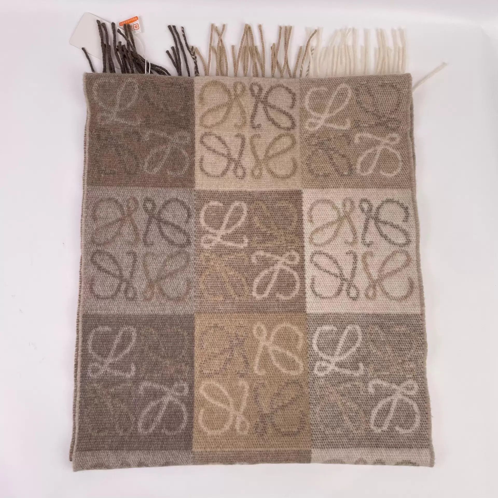 Loewe LOEWE cashmere scarf color blocked 180x40 Size ONE SIZE - 3 Thumbnail