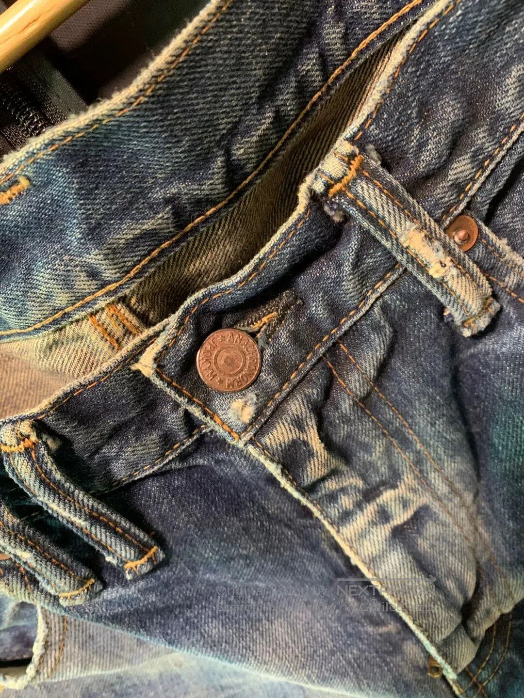 ANACHRONORM stylish raw denim slim fit jeans W30. Size US 30 / EU 46 - 4 Thumbnail