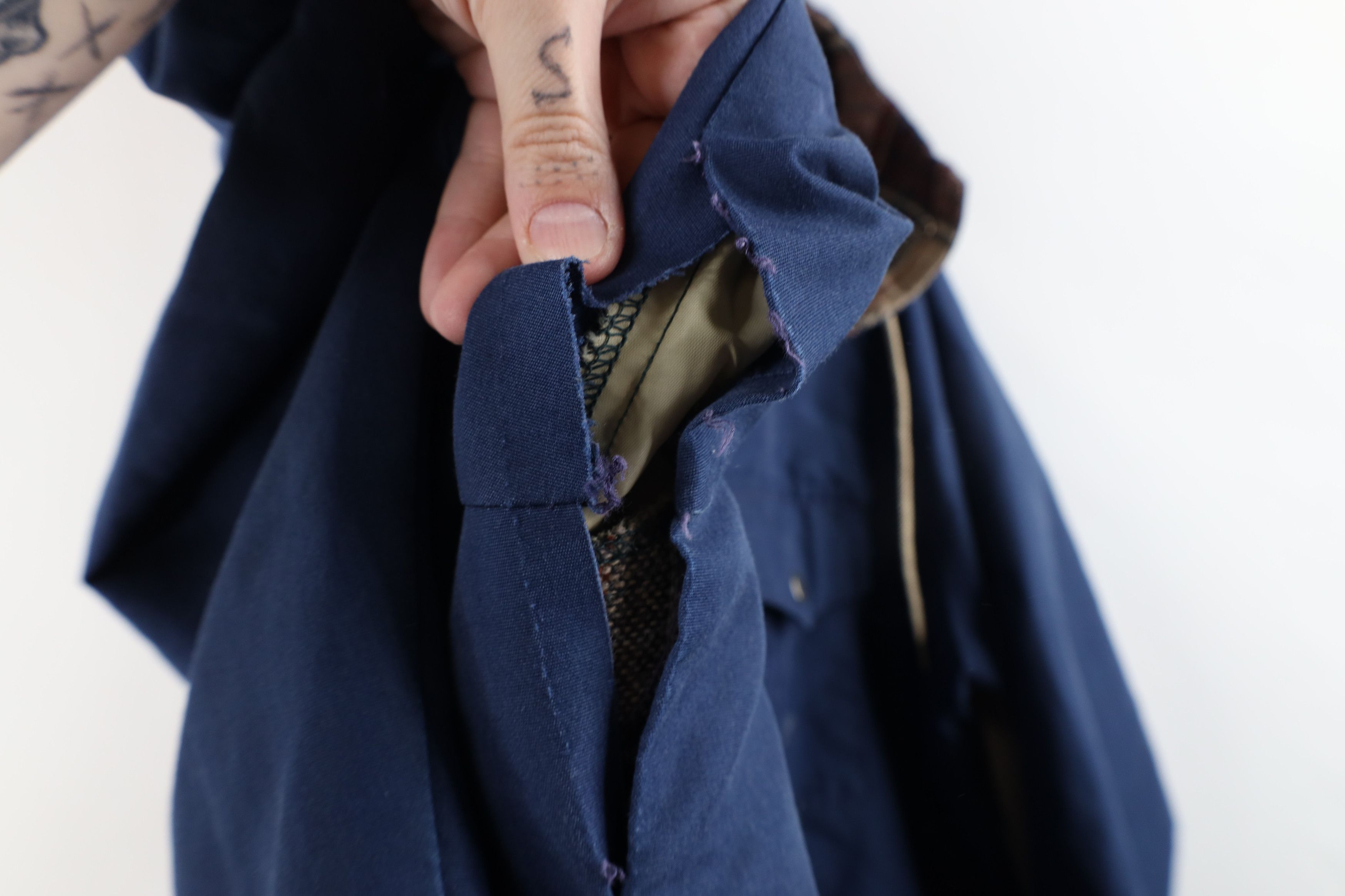 Vintage Vintage 70s Streetwear Wool Tweed Lined Hooded Parka Jacket Size US M / EU 48-50 / 2 - 4 Thumbnail