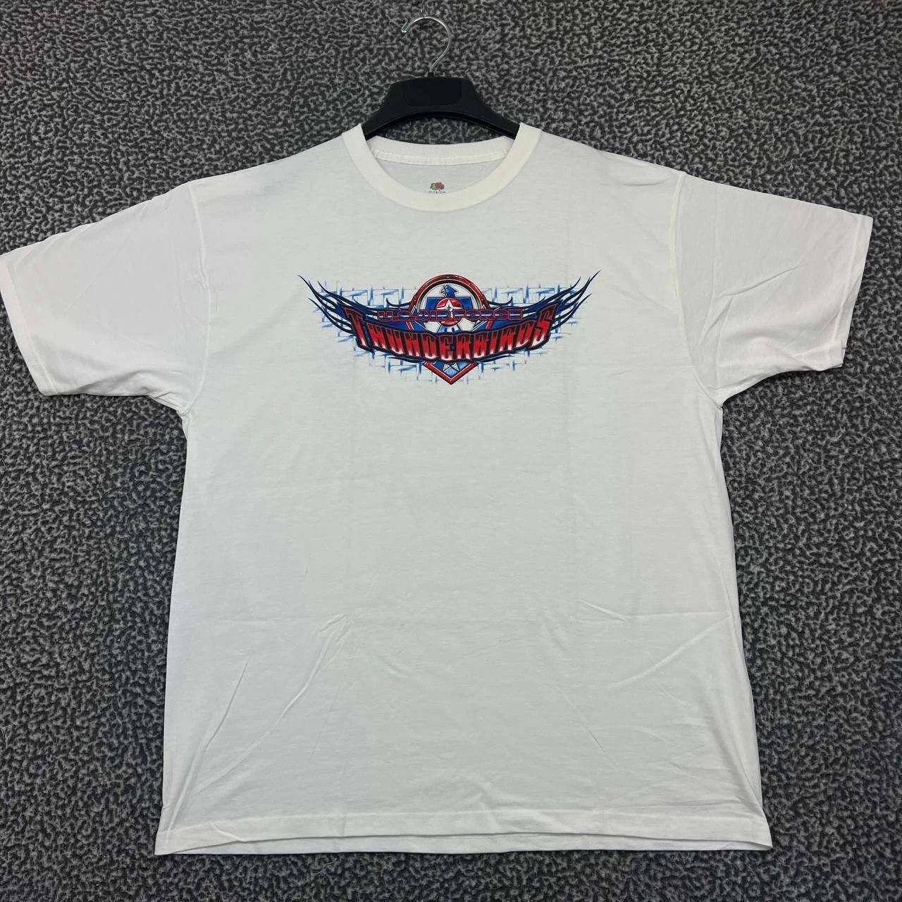 Fruit Of The Loom Vintage U.S Air Force Thunderbirds Shirt XL Deadstock Y2K Size US XL / EU 56 / 4 - 2 Thumbnail