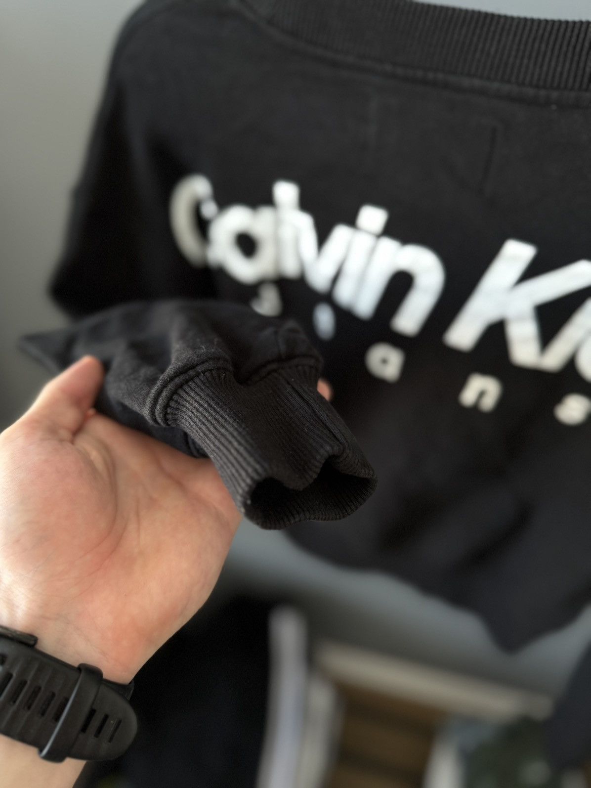 Calvin Klein Calvin Klein crop hoodie big logo Size S / US 4 / IT 40 - 9 Thumbnail