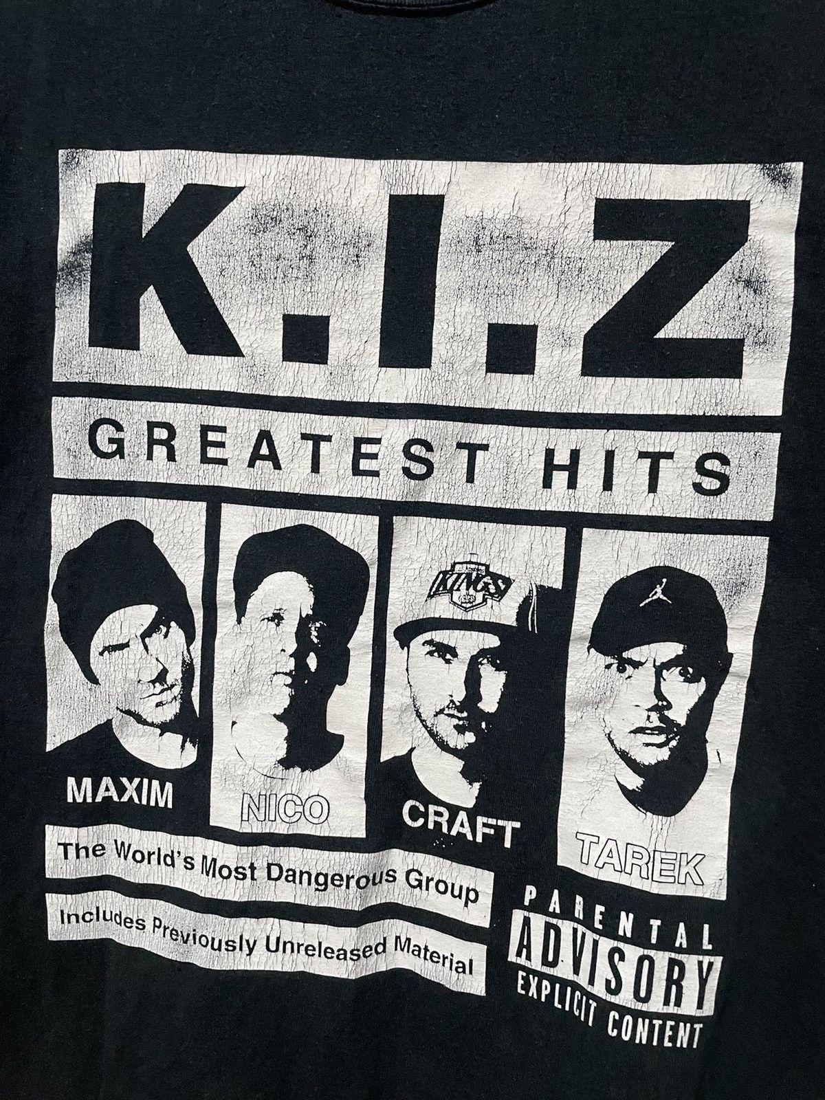 Band Tees Vintage 2000s K.I.Z Greatest Hits Rap Rock Band Tee Black Size US L / EU 52-54 / 3 - 3 Thumbnail