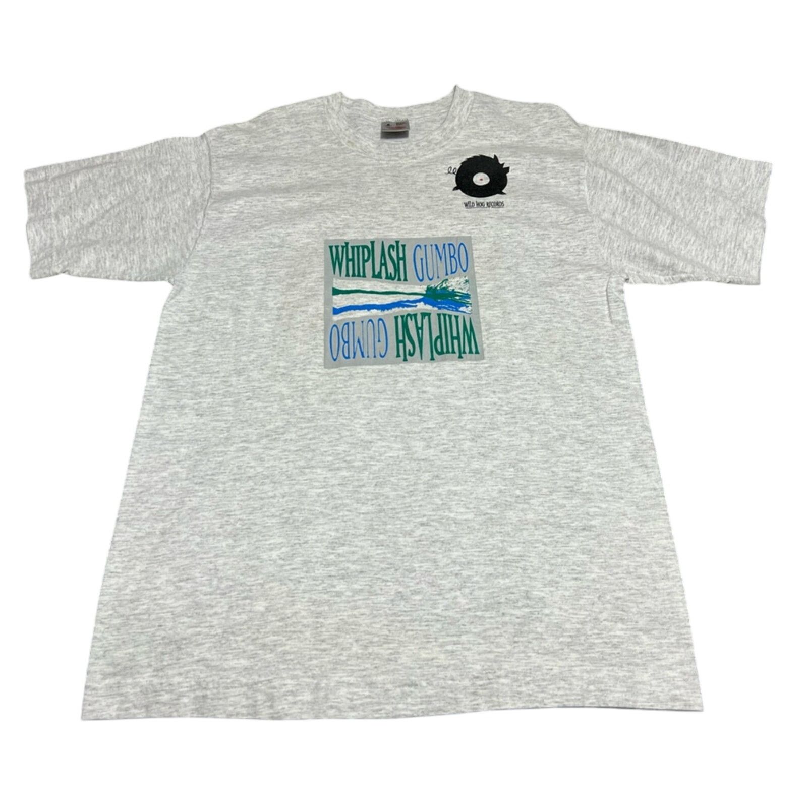 Fruit Of The Loom Vintage Whiplash Gumbo M.R. KECK Band Tee 90’s RARE MEDIUM Size US M / EU 48-50 / 2 - 1 Thumbnail
