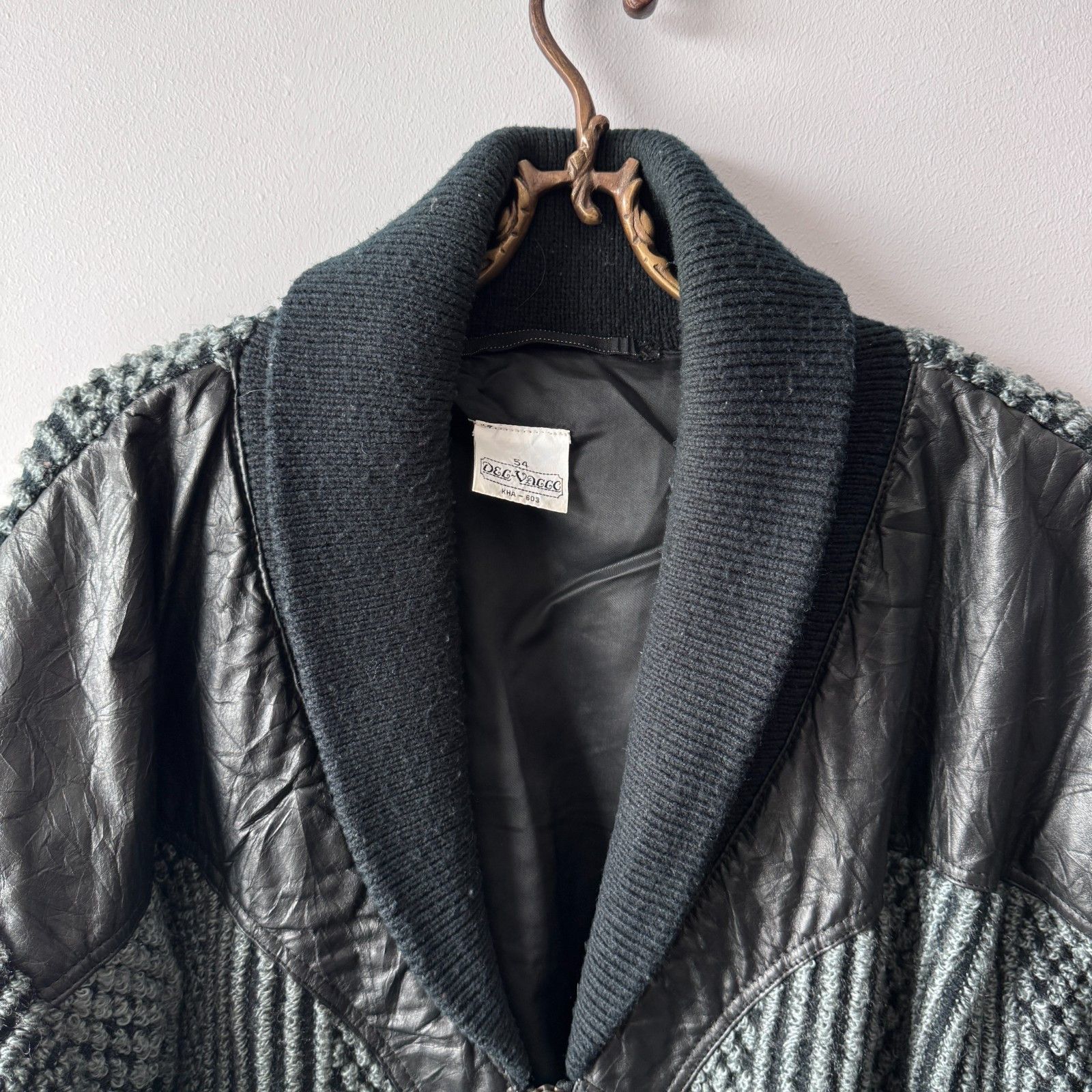 Vintage Vintage Archive Bomber Jacket Knitted Y2K Avant Garde Size US XL / EU 56 / 4 - 7 Thumbnail