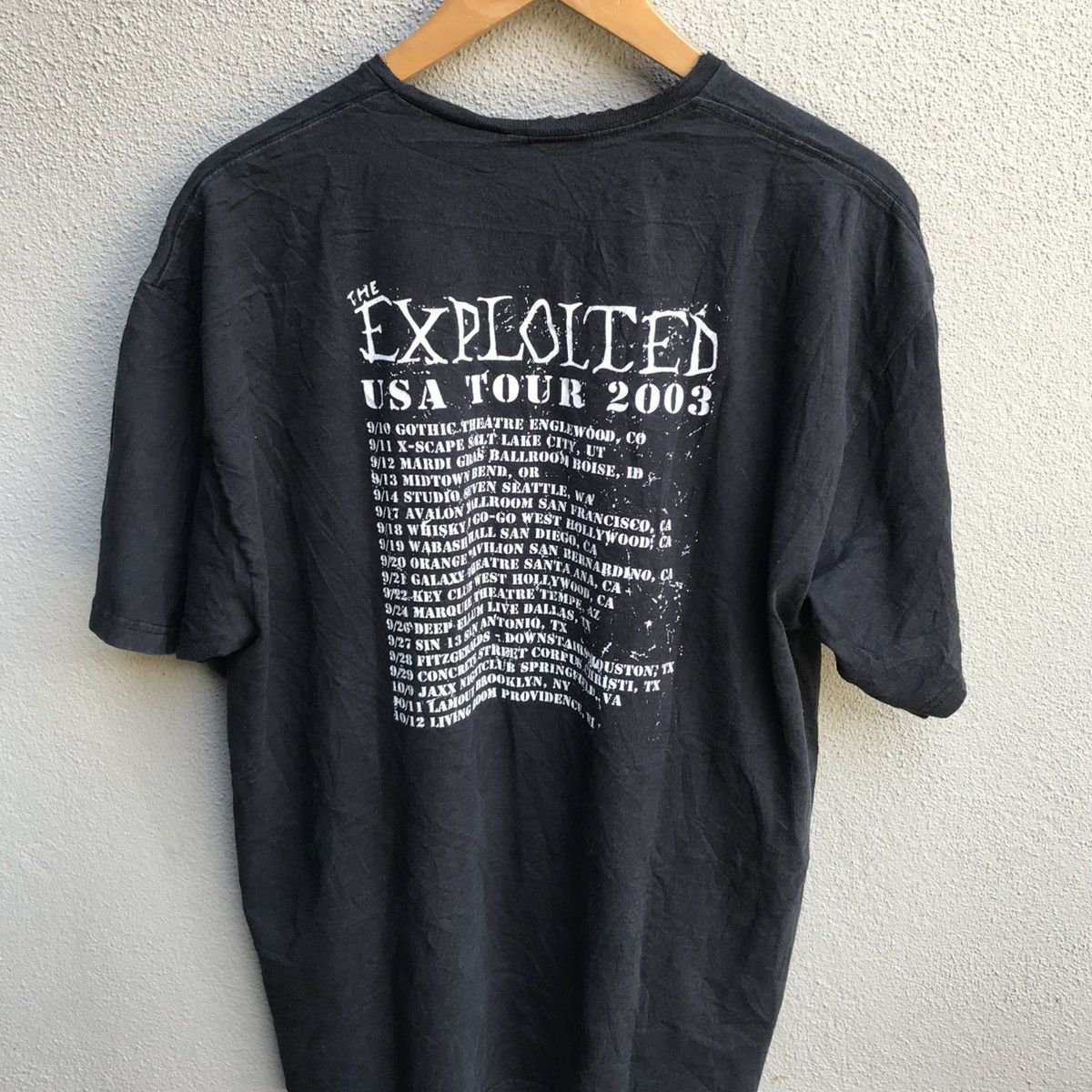 Band Tees Vintage THE EXPLOITED band tee usa tour 03 punk Size US XL / EU 56 / 4 - 3 Thumbnail