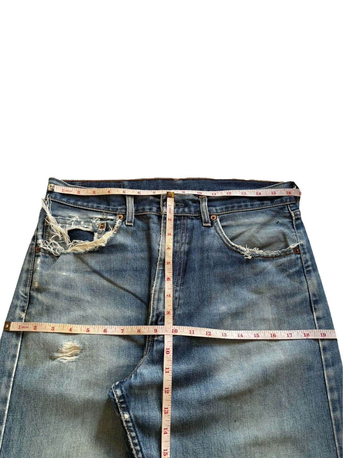 Levi's Vintage 90s Levis 512 Mud Wash Distress Baggy Jeans Size US 33 - 12 Thumbnail