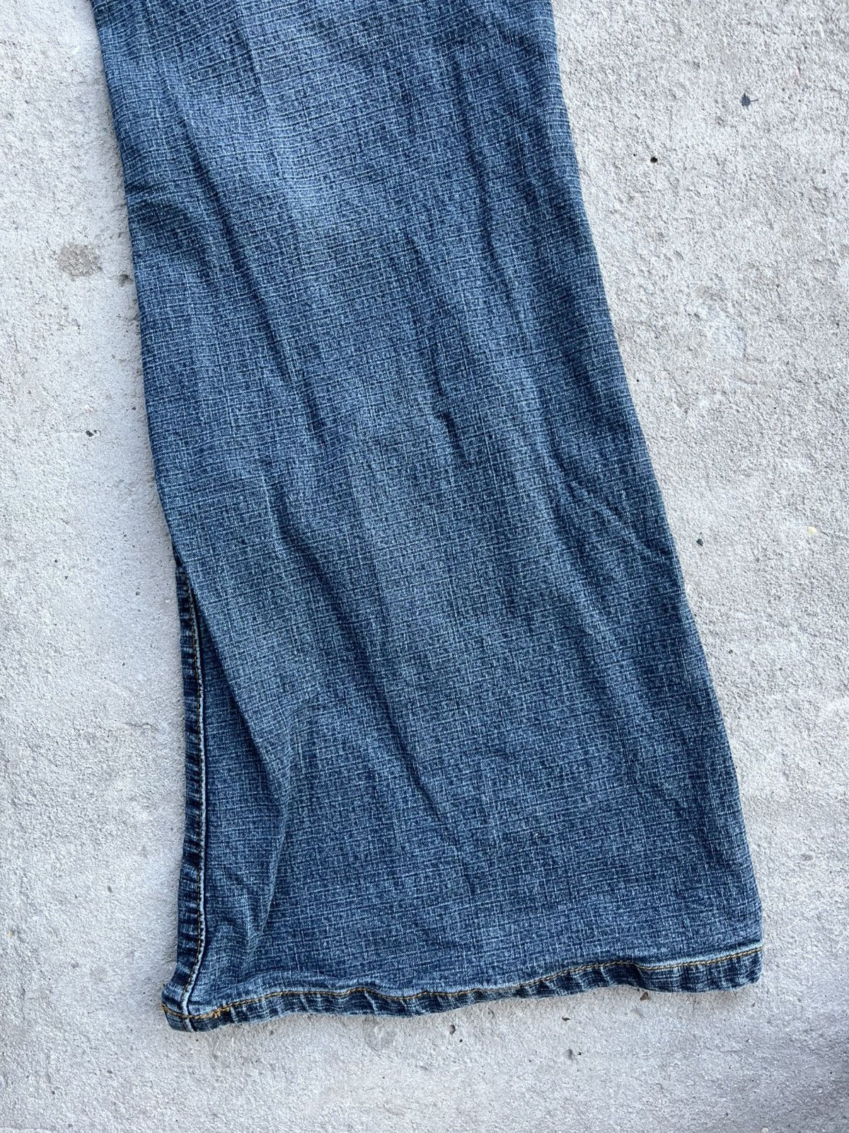 Hysteric Glamour × If Six Was Nine × Le Grande Bleu (L.G.B.) 90s Vintage Flared Boot Cut Faded Avant Gard Denim Jeans Y2k Size 30" / US 8 / IT 44 - 18 Thumbnail
