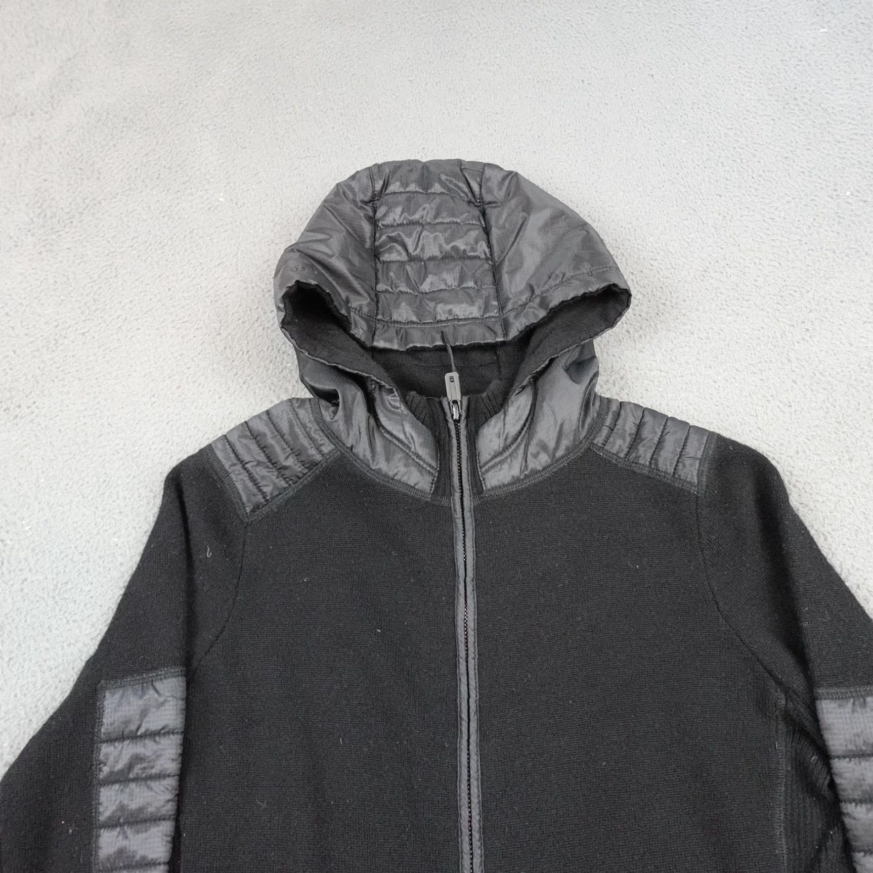 Smartwool Jacket Womens Large Black Hooded Wool Full Zip