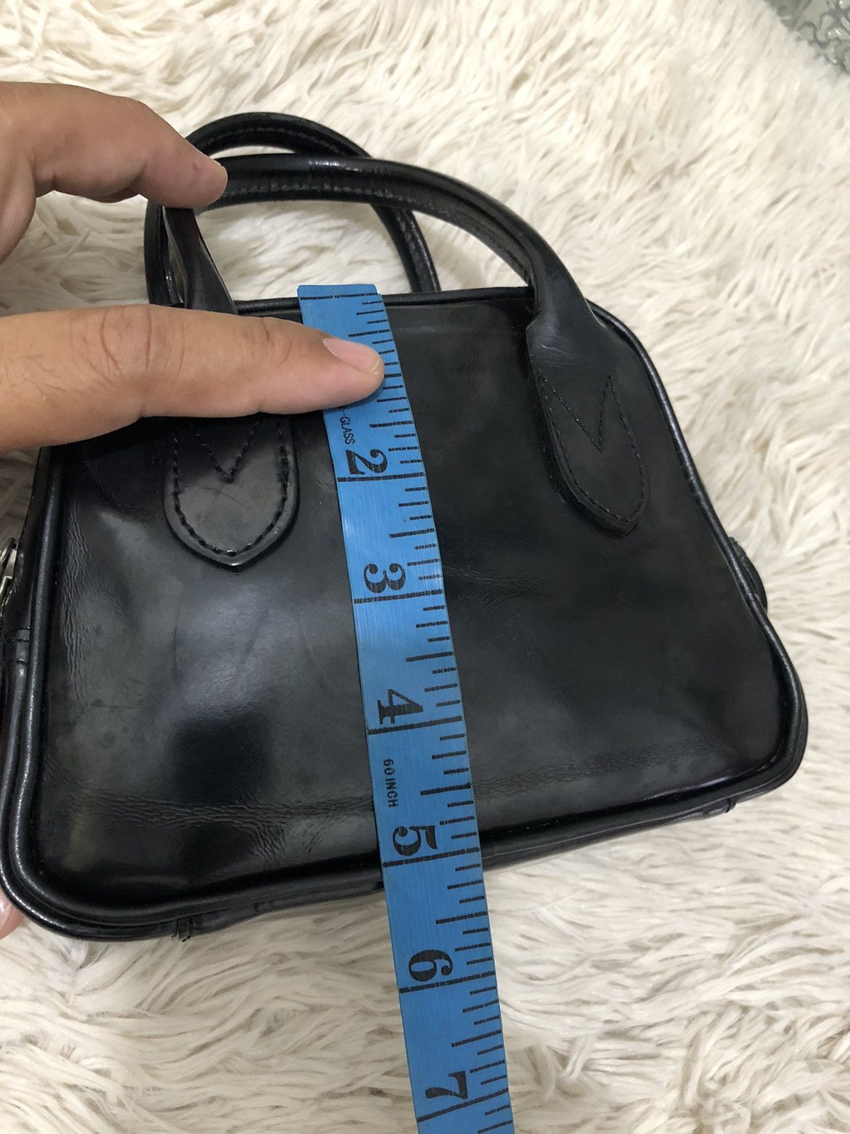 Comme des Garcons × Designer COMME des GARCONS Mini Leather Handbag Size ONE SIZE - 23 Thumbnail