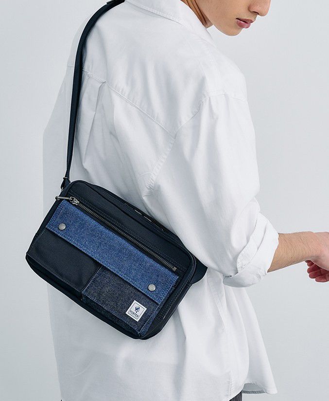 Porter Porter International - Patchwork Denim - Shoulder Bag Size ONE SIZE - 1 Thumbnail