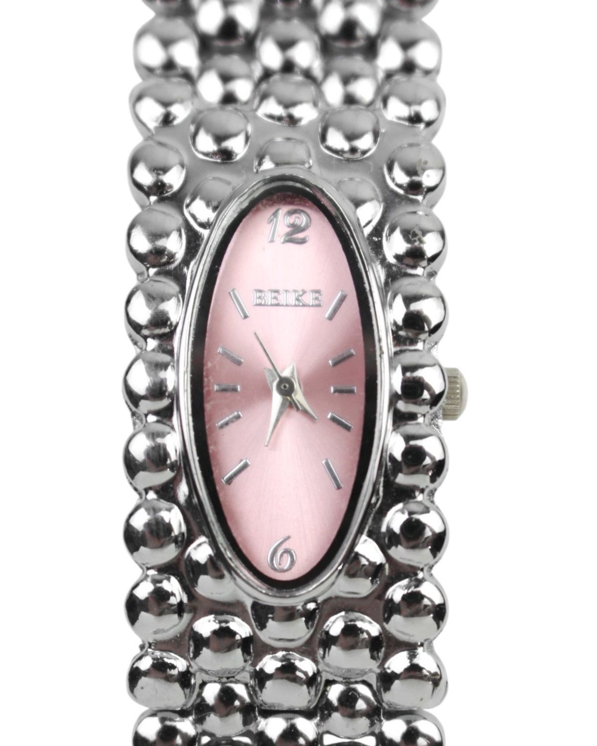 Hysteric Glamour 2000S BEIKE JAPAN PINK OVAL SILVER-TONE BRACELET WATCH Size ONE SIZE - 2 Thumbnail