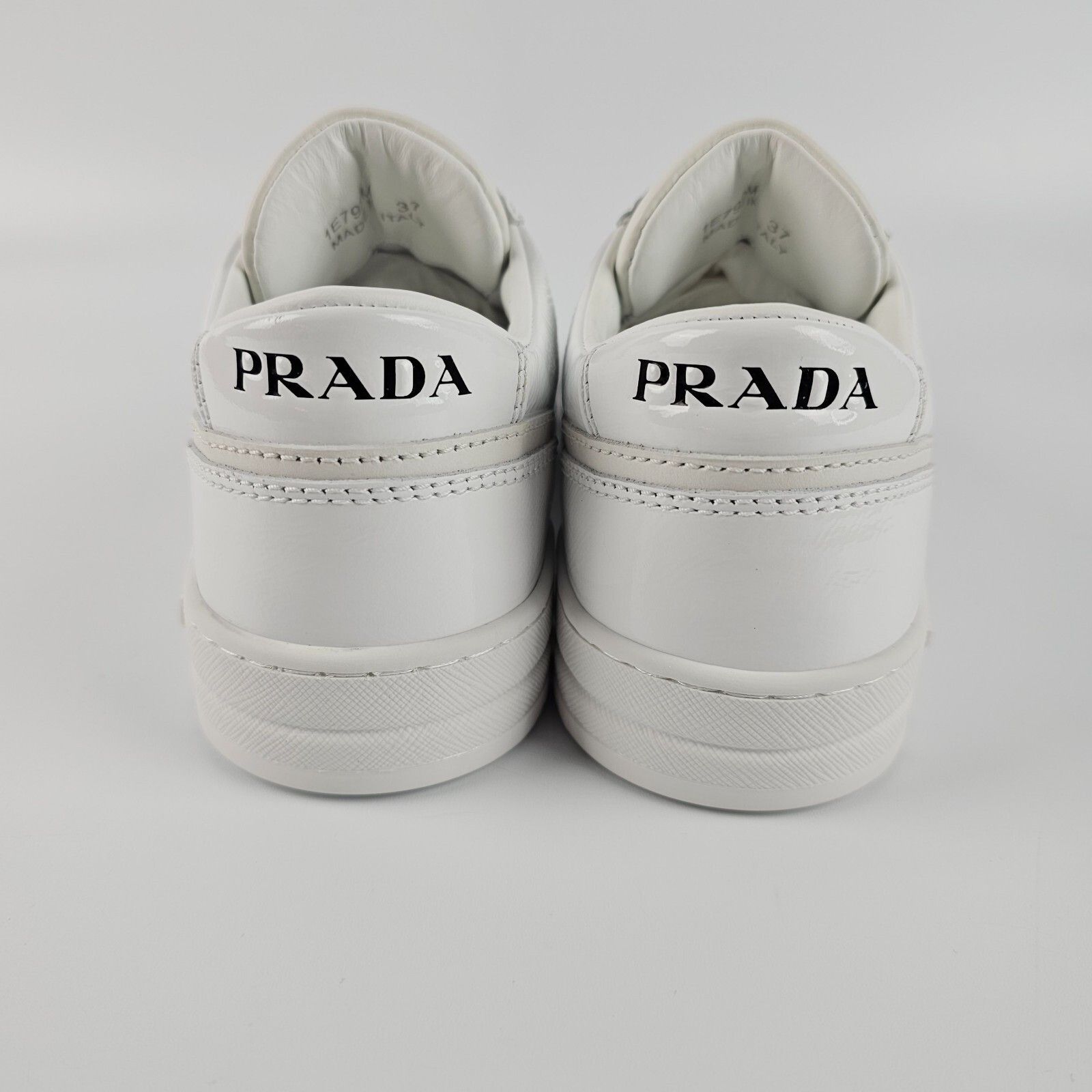 Prada PRADA Downtown $1120 White Leather Sneakers Authentic New Size US 6.5 / IT 36.5 - 6 Thumbnail