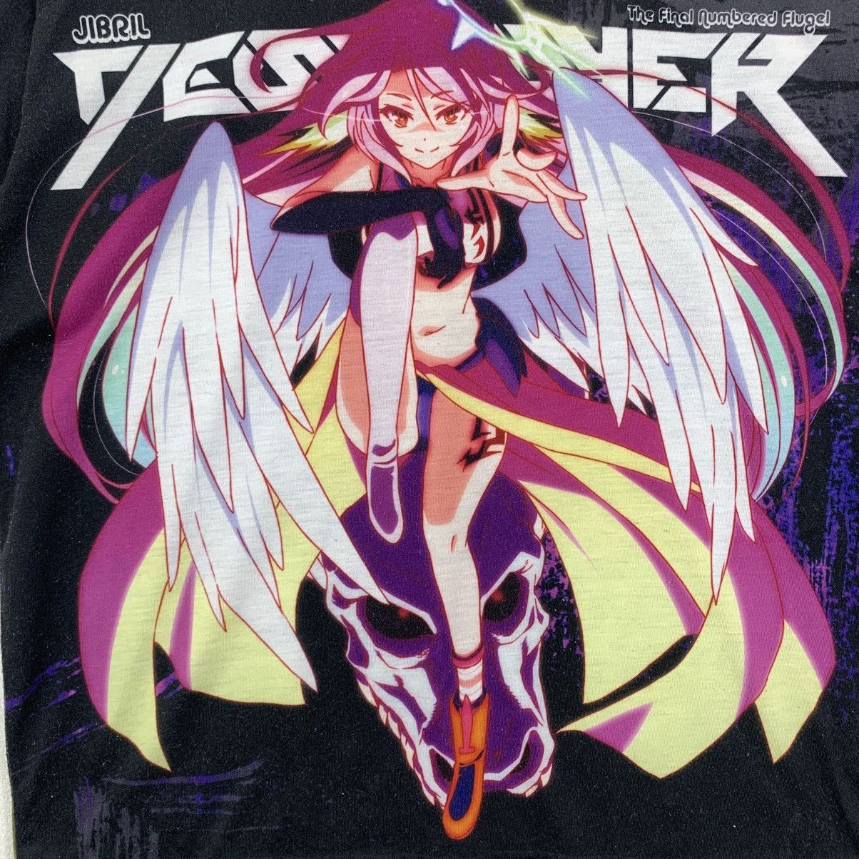 Vintage JIBRIL No Game No Life Anime Overprint Jersey Tshirt Size US M / EU 48-50 / 2 - 5 Thumbnail
