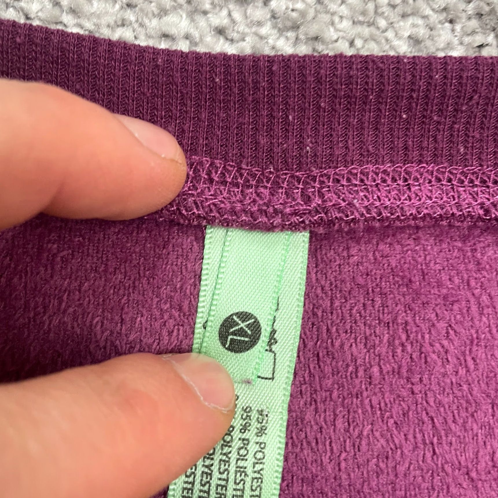 Vintage Honeydew Velour Pullover Sweatshirt Womens XL Purple Round Neck Casual Outdoor Size XL / US 12-14 / IT 48-50 - 5 Thumbnail
