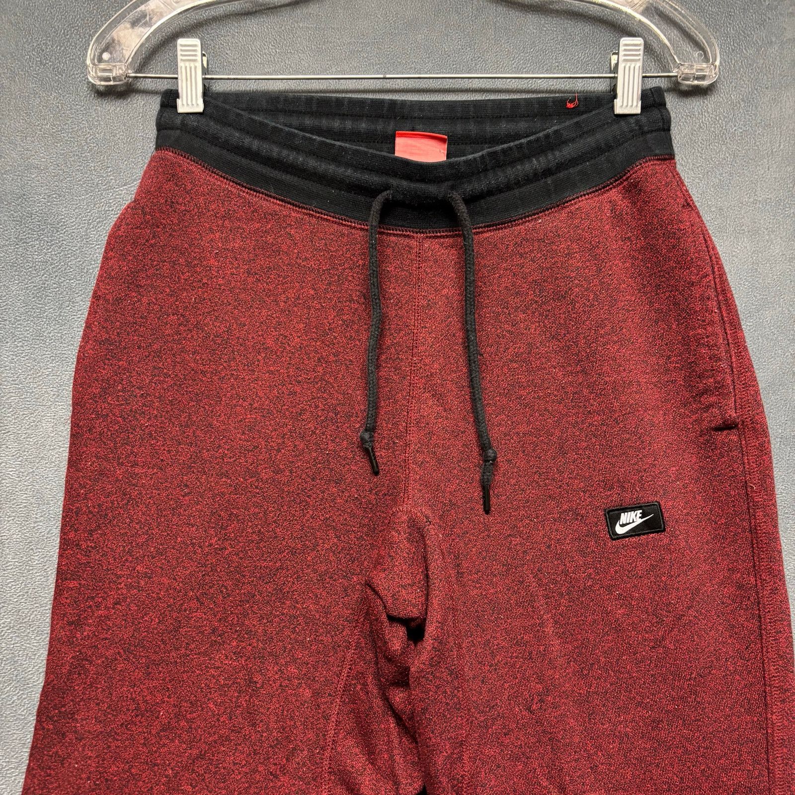 Nike Nike Joggers Maroon Red Cuff Slim Fit Sweatpants Men's Sm Size US 27 - 4 Thumbnail