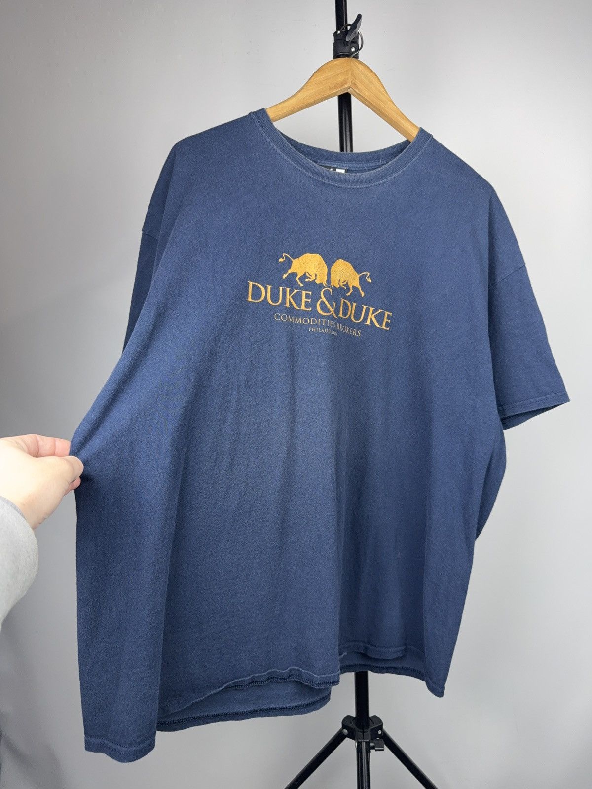 Vintage 90s Duke & Duke Commodities Brokers Trading Places T-Shirt Size US XXL / EU 58 / 5 - 2 Thumbnail