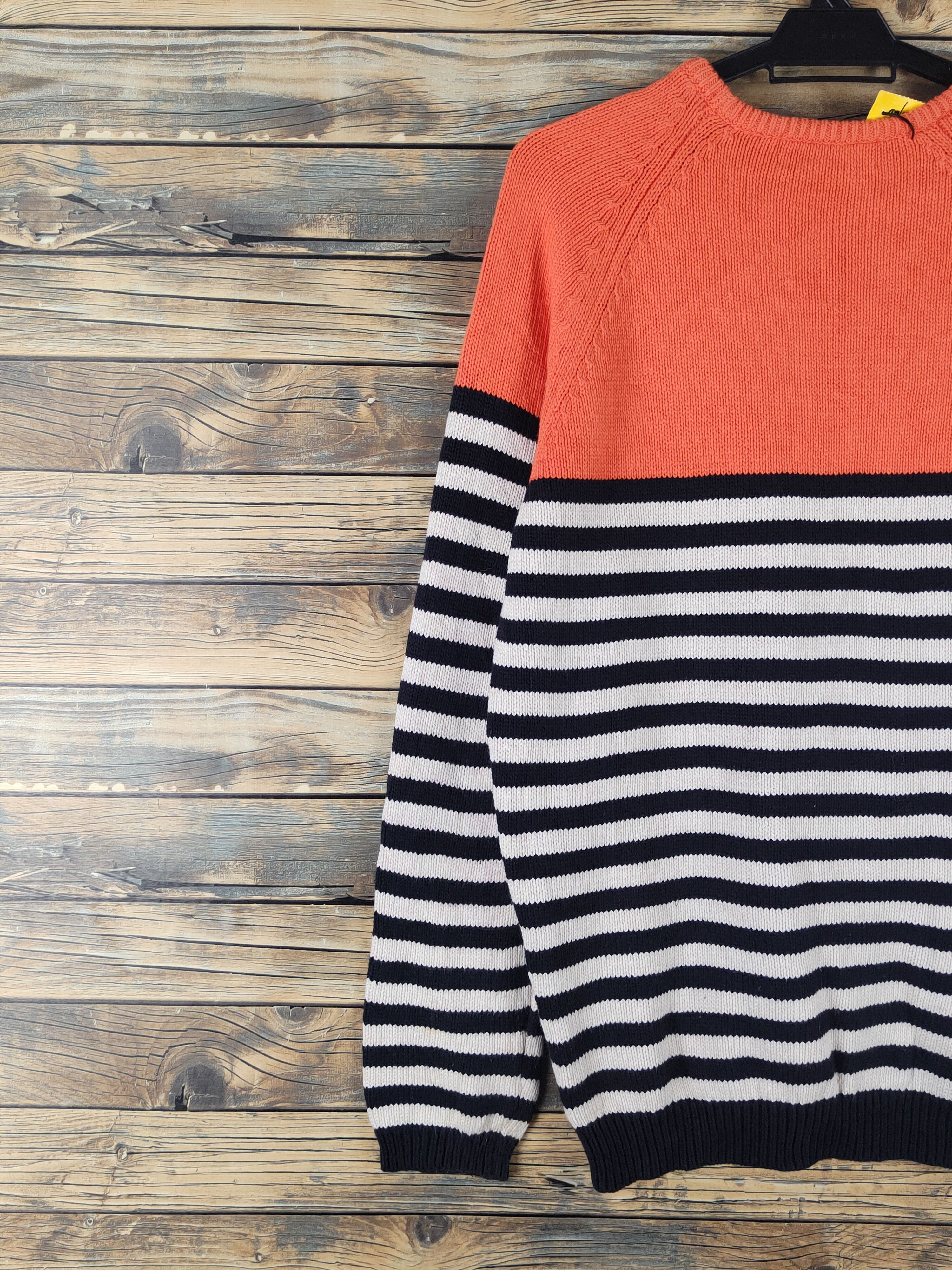 Aran Isles Knitwear Japanese Brand Orange Knitwear Sweatshirts #W1763 Size US L / EU 52-54 / 3 - 8 Thumbnail