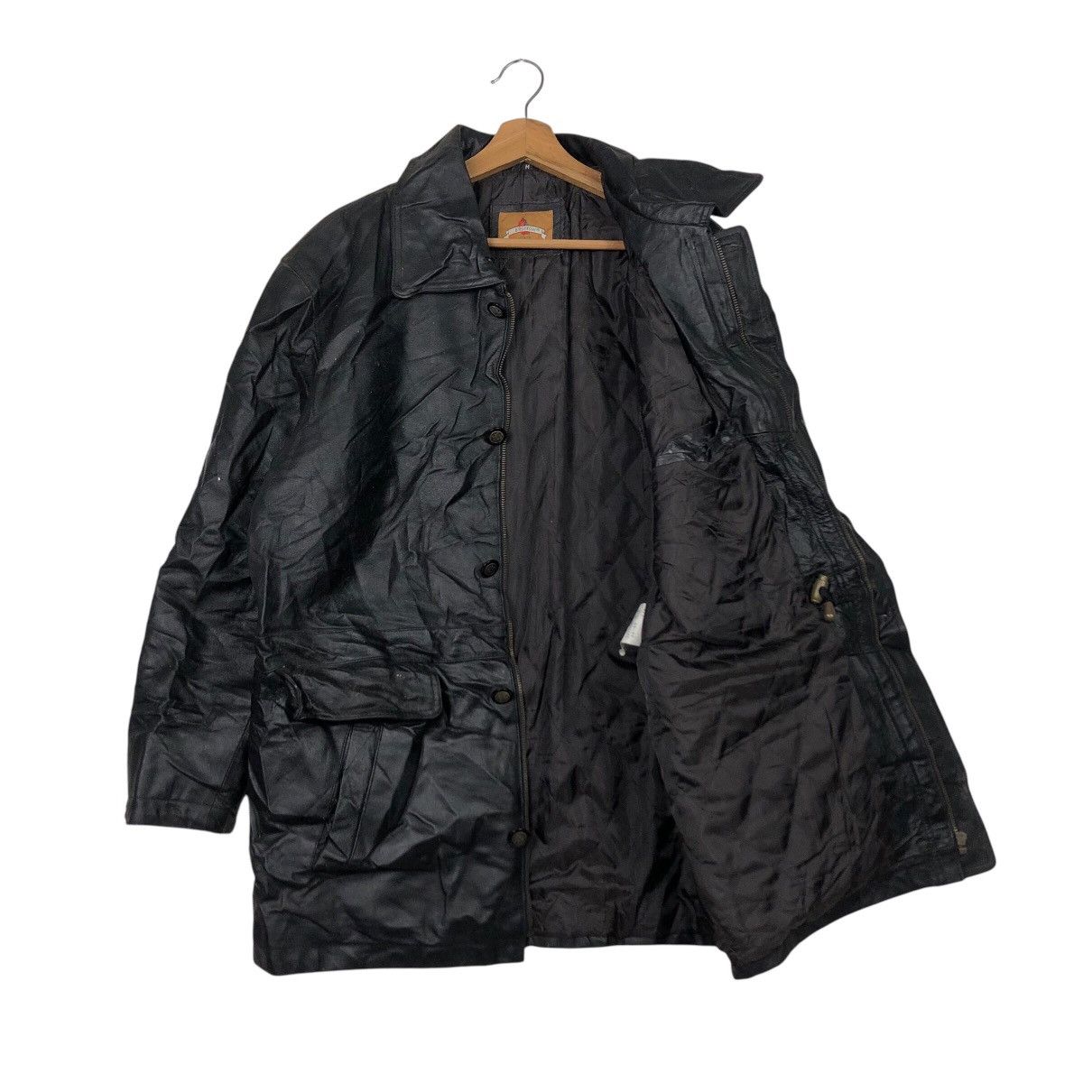Japanese Brand 📌Vintage Leather Jacket Equitum Italy Blanket Issey Miyake Size US M / EU 48-50 / 2 - 12 Thumbnail