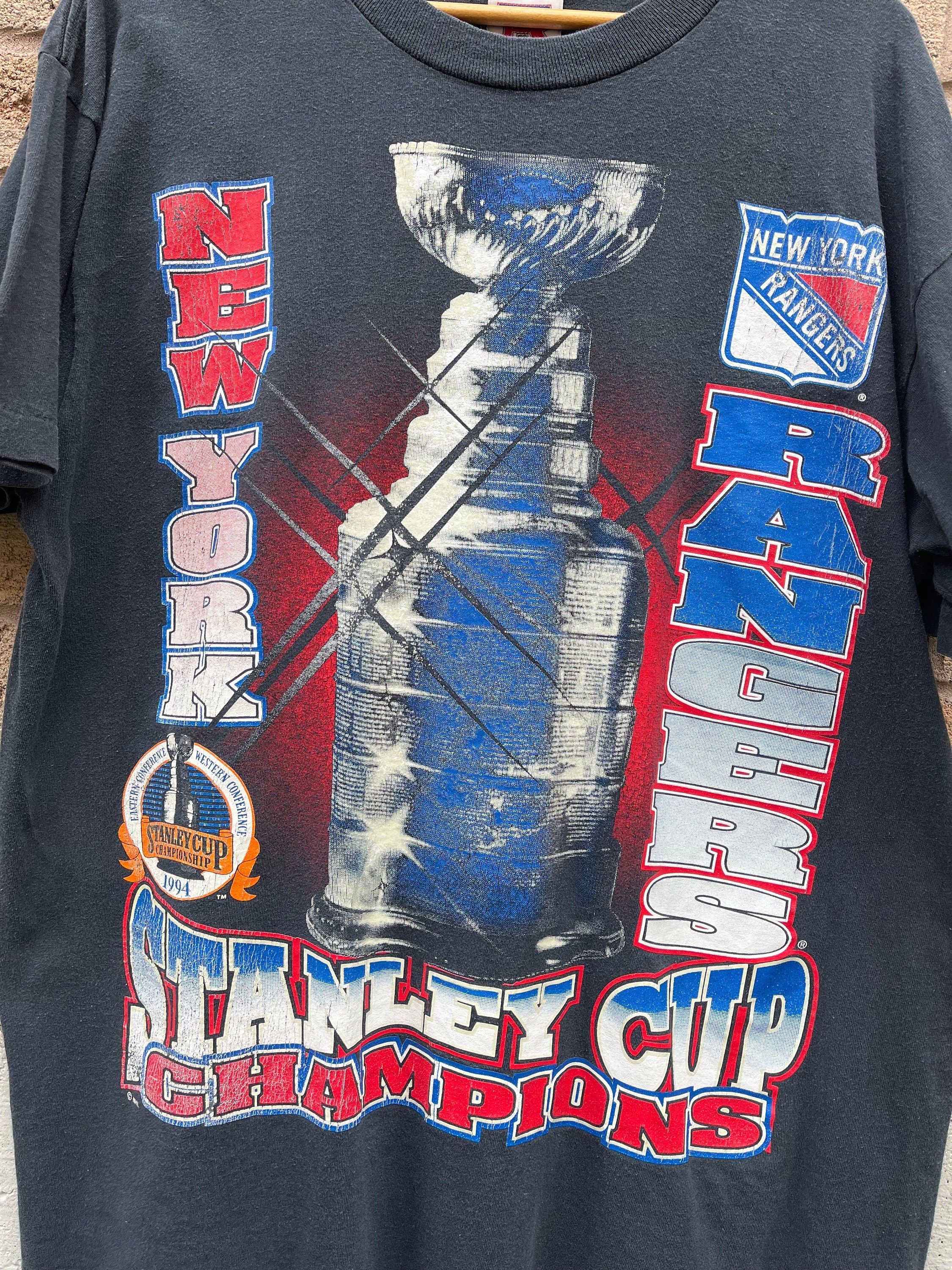 Vintage Vintage New York Rangers Stanley Cup Champions T-shirt Size US L / EU 52-54 / 3 - 2 Thumbnail