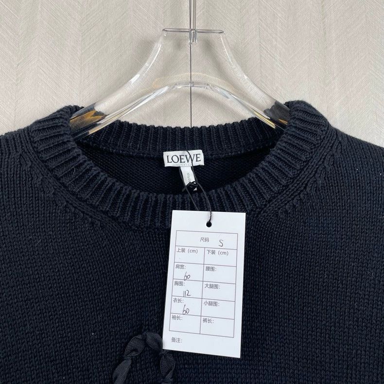 Loewe loewe black knitted logo sweater size s Size US S / EU 44-46 / 1 - 6 Thumbnail