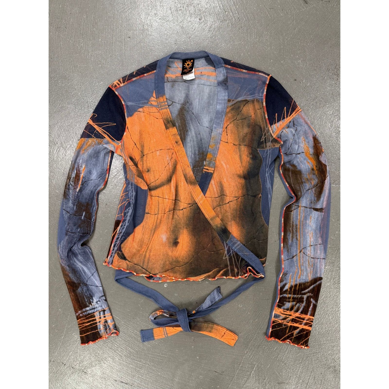 Jean Paul Gaultier S/S1999 Jean Paul Gaultier Venus de milo sheer cardigan top Size ONE SIZE - 1 Thumbnail